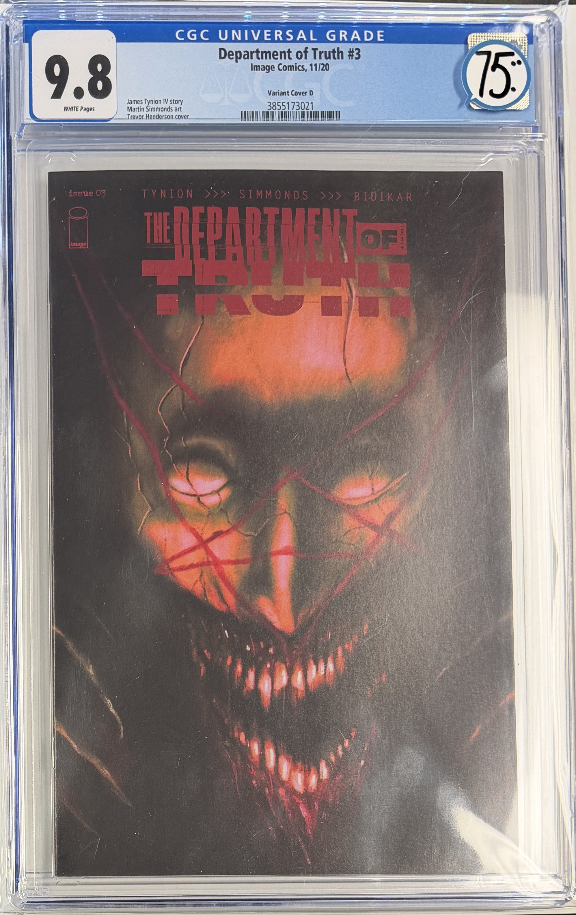 Department of Truth (2020) #3 CGC 9.8