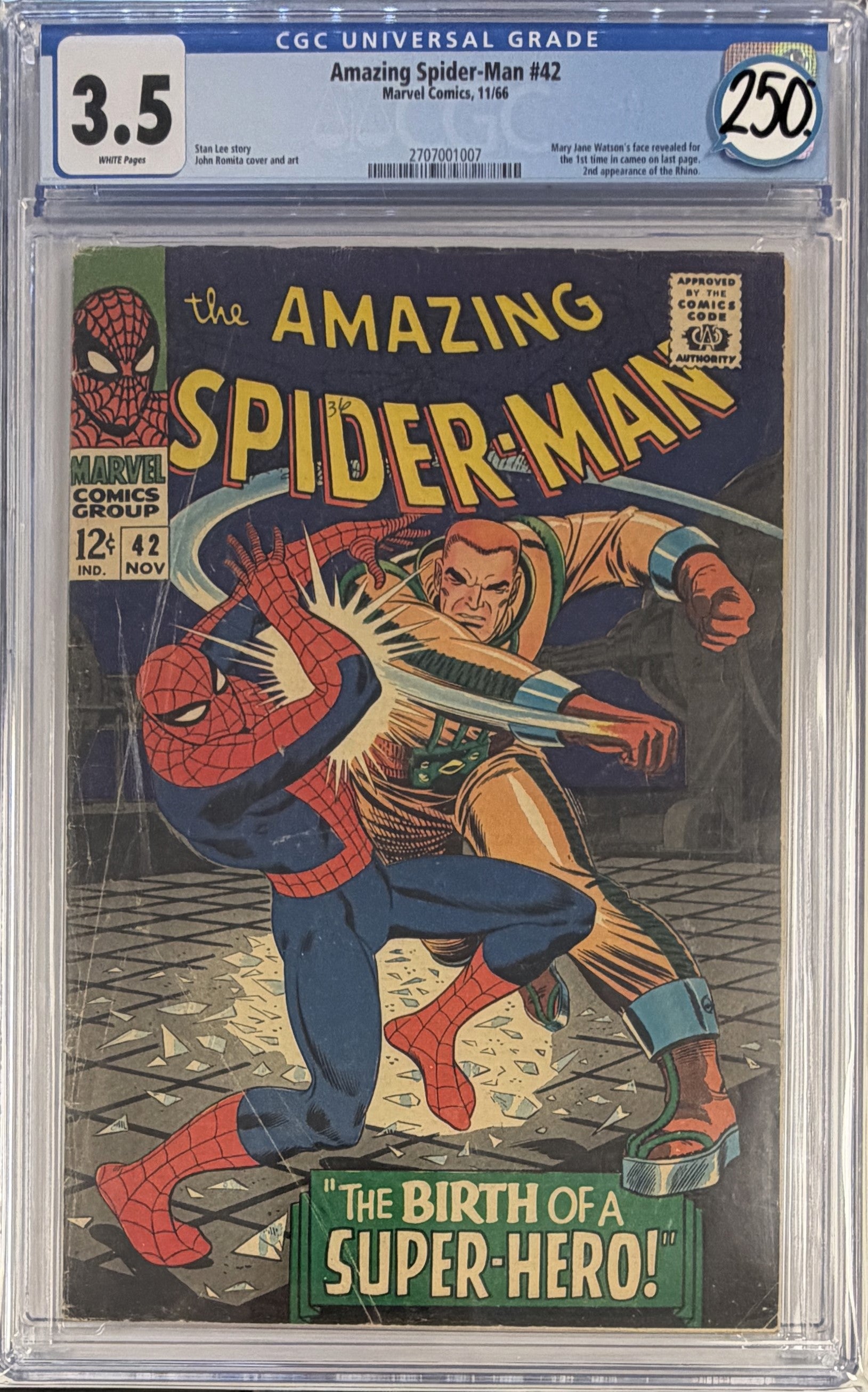 Amazing Spider-Man Vol.1 #42 CGC 3.5