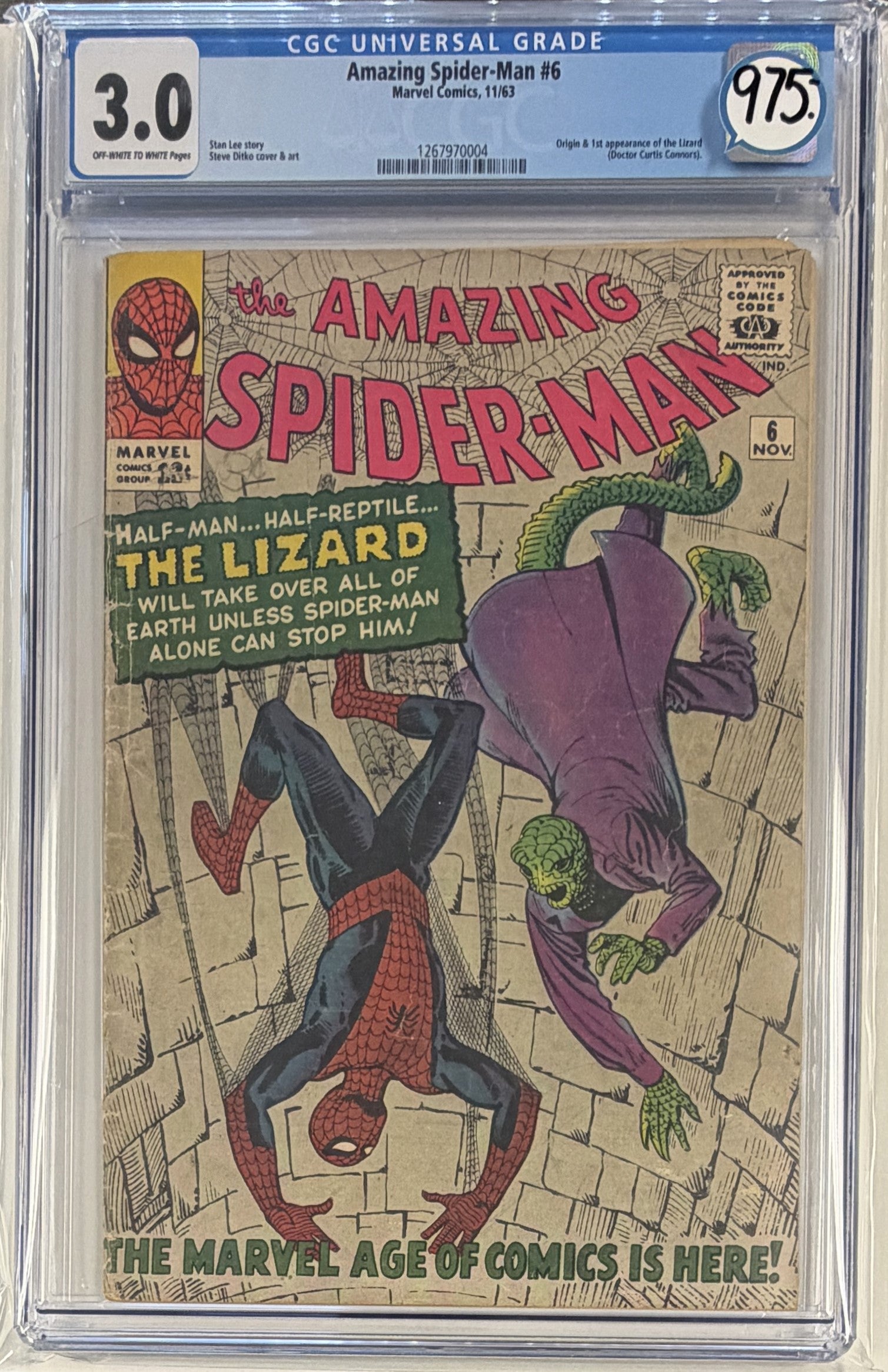 Amazing Spider-Man Vol.1 #6 CGC 3.0