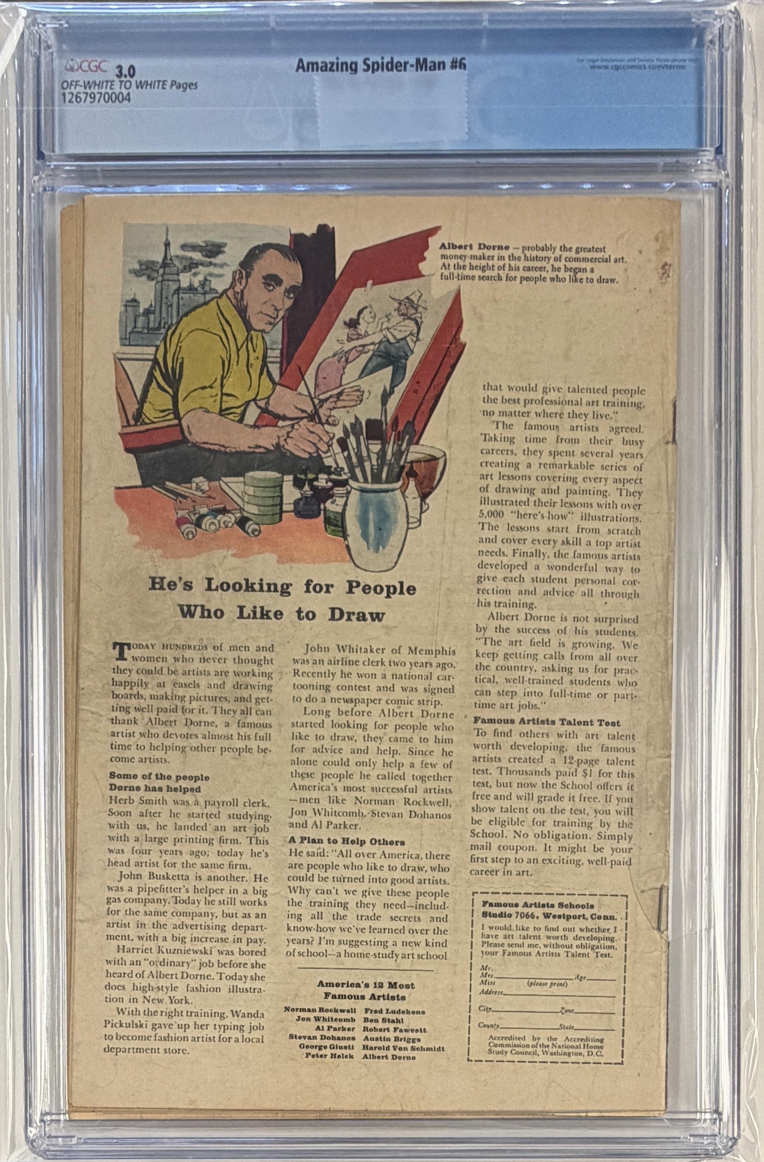 Amazing Spider-Man Vol.1 #6 CGC 3.0