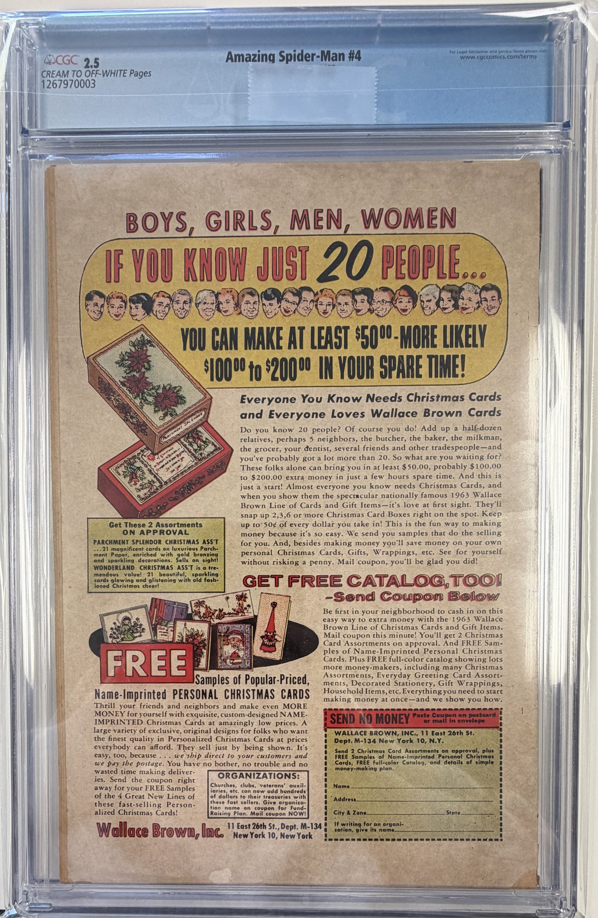 Amazing Spider-Man Vol.1 #4 CGC 2.5