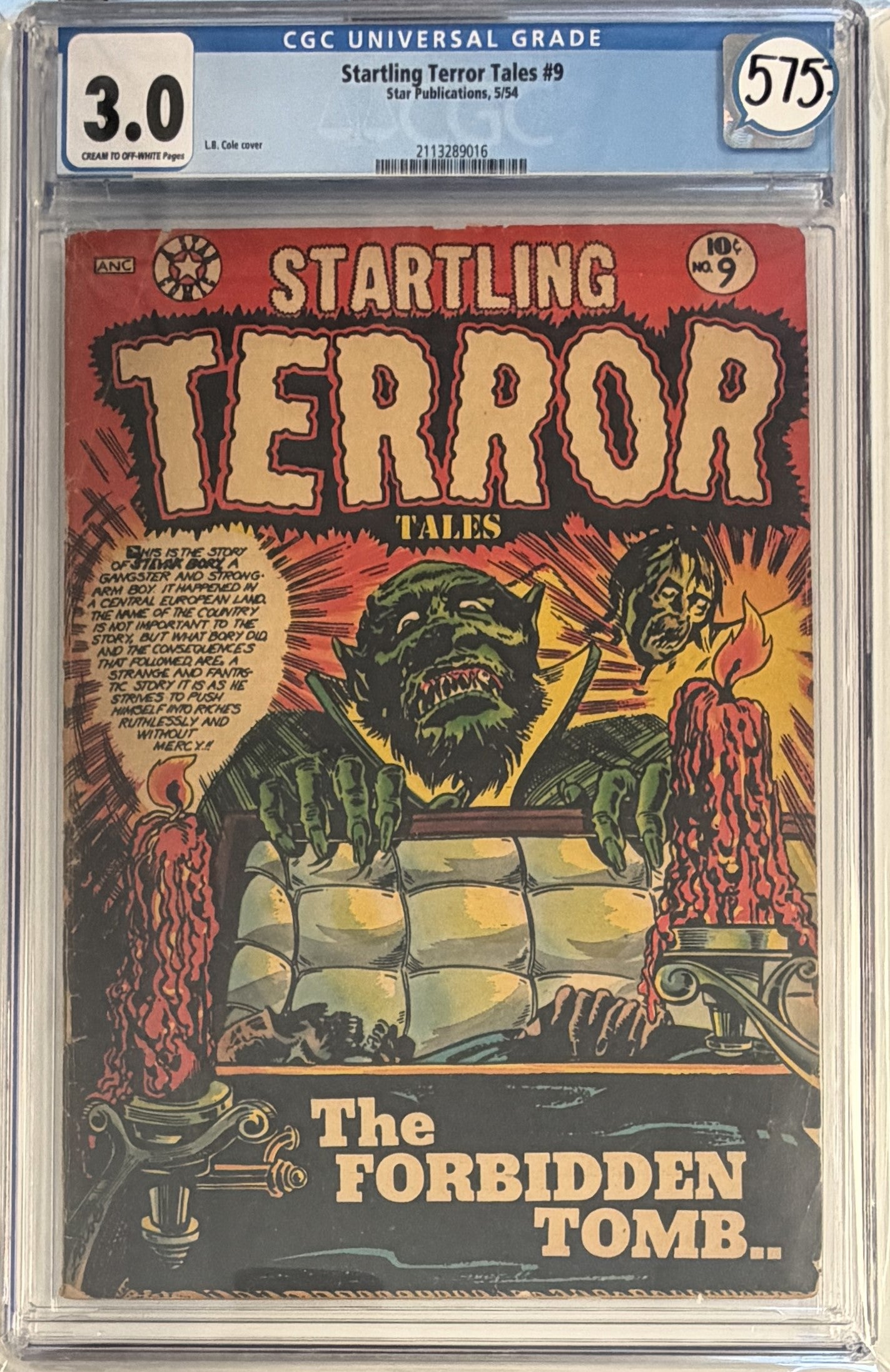 Startling Terror Tales Vol.2 #9 CGC 3.0