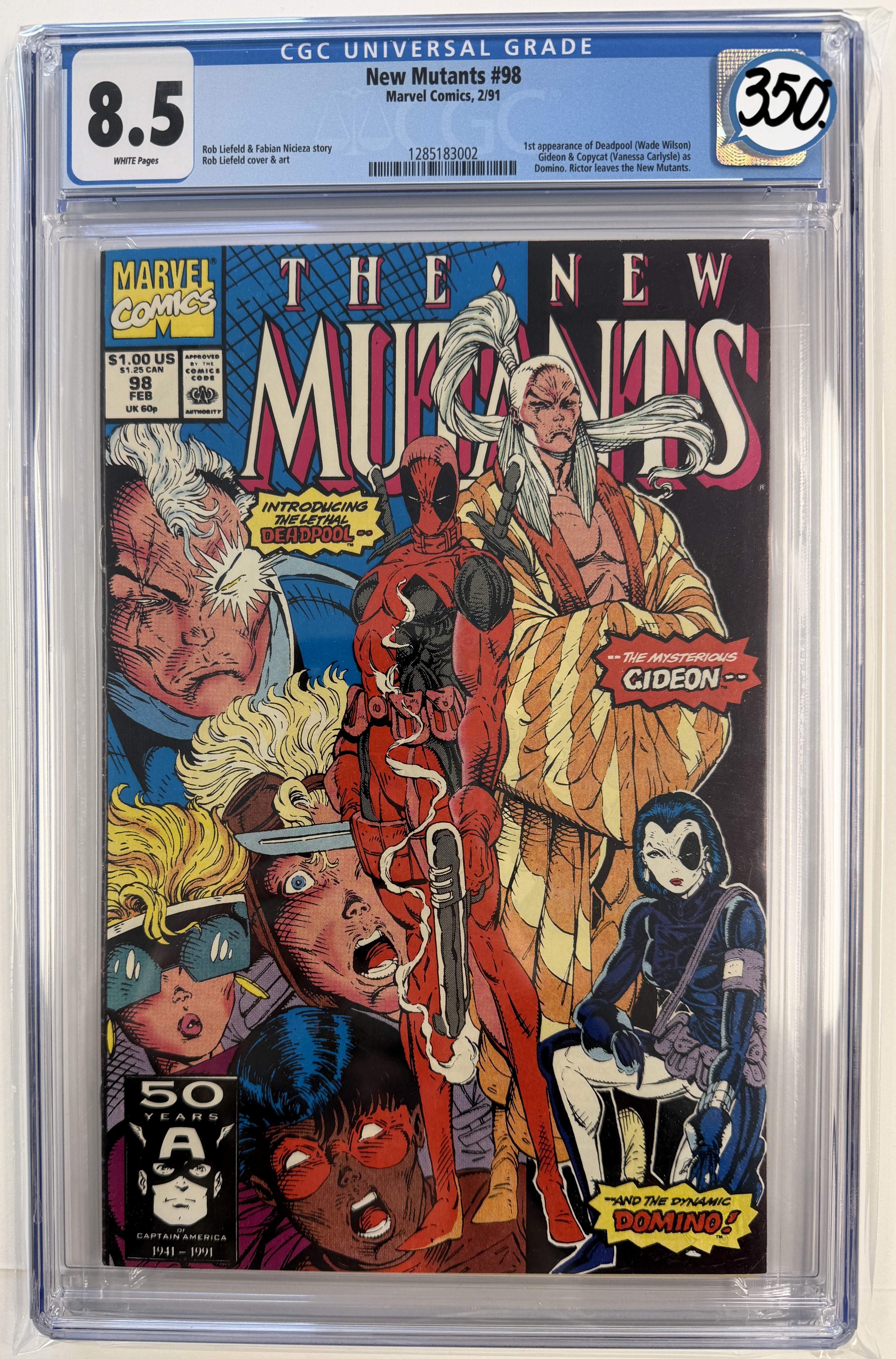 New Mutants #98 CGC 8.5