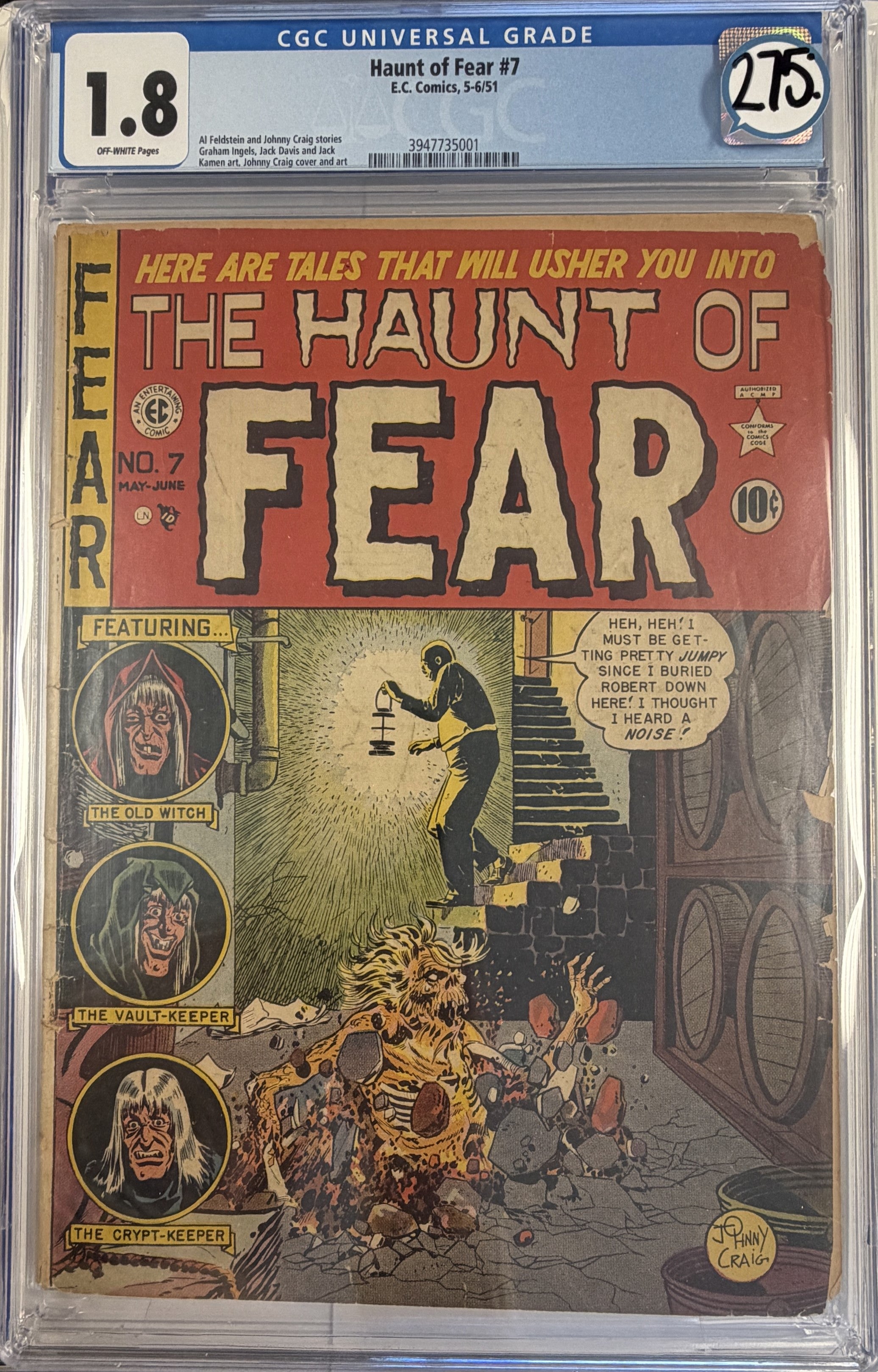 Haunt of Fear #7 CGC 1.8