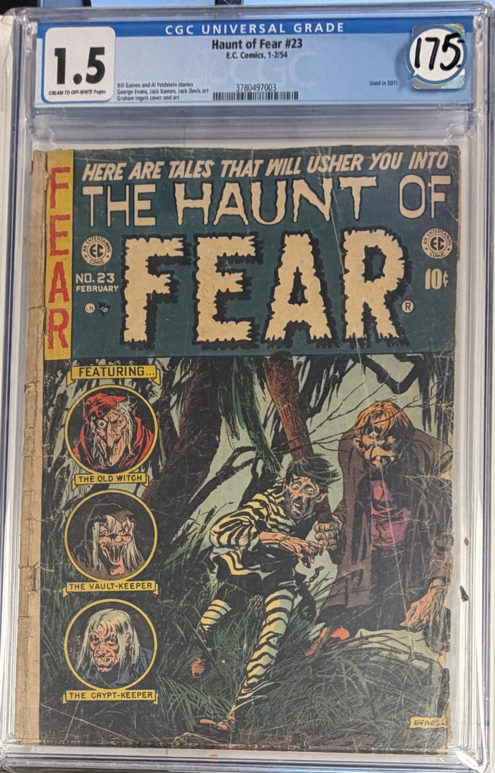 Haunt of Fear #23 CGC 1.5