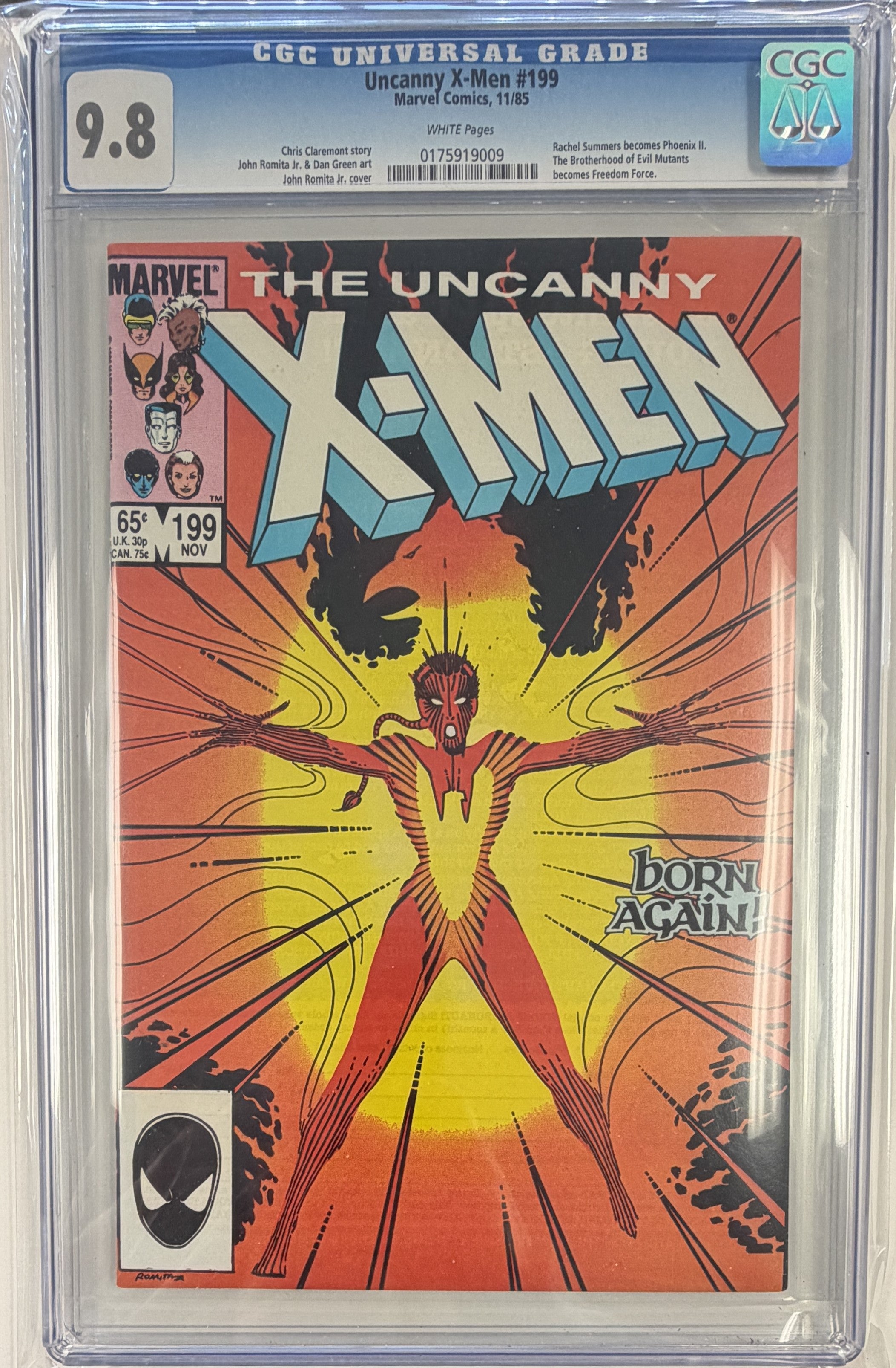 Uncanny X-Men Vol.1 #199 CGC 9.8