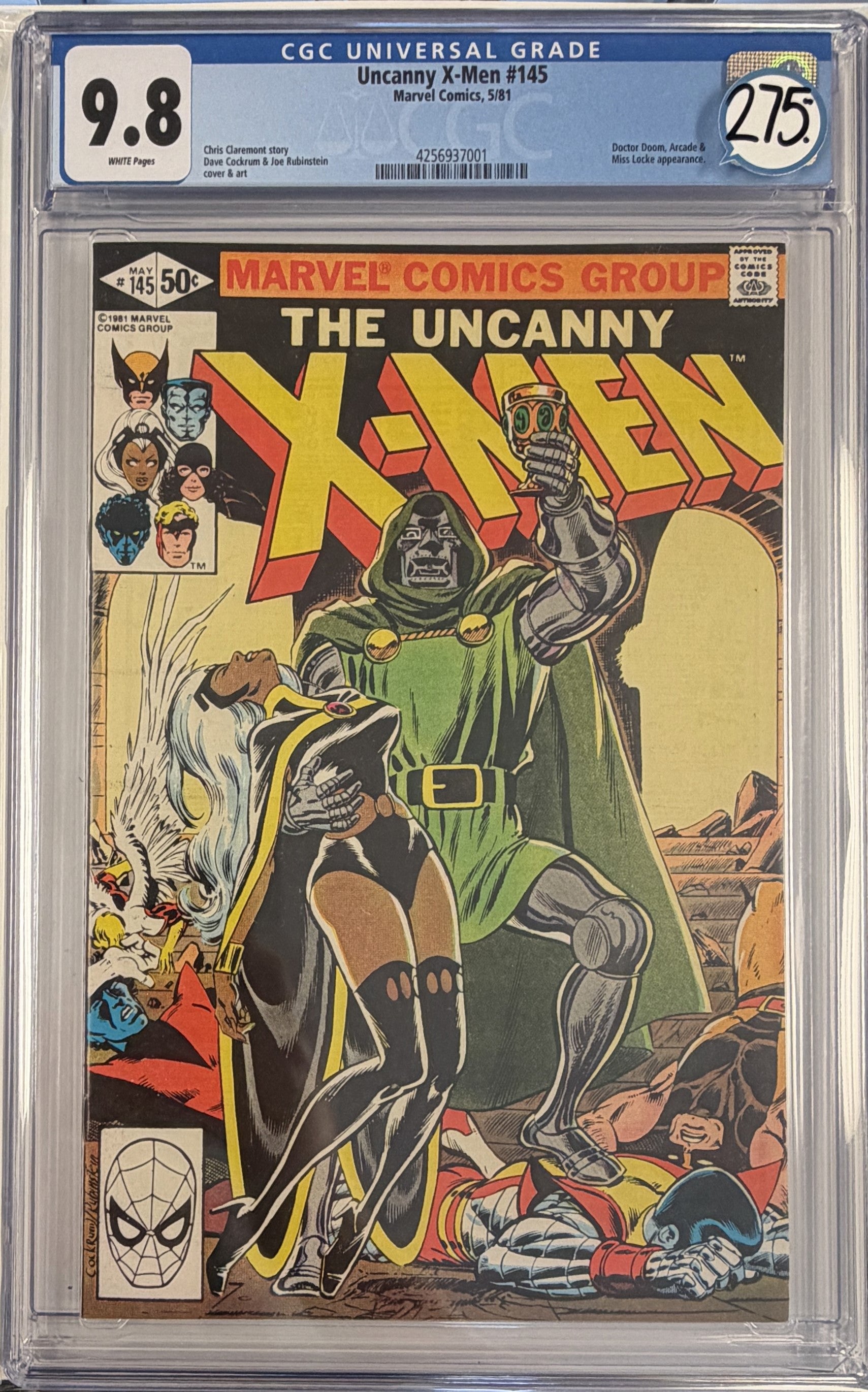 Uncanny X-Men Vol.1 #145 CGC 9.8