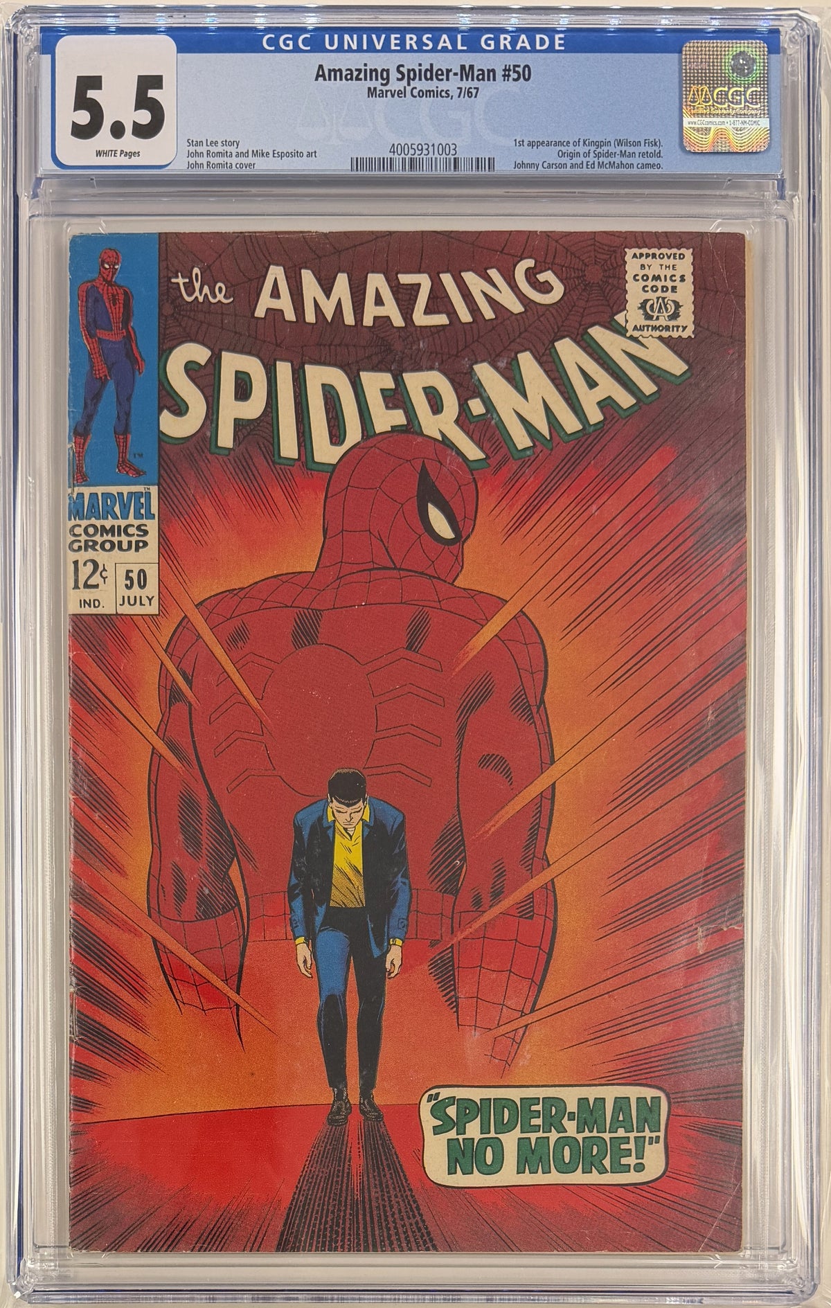 Amazing Spider-Man Vol.1 #50 CGC 5.5