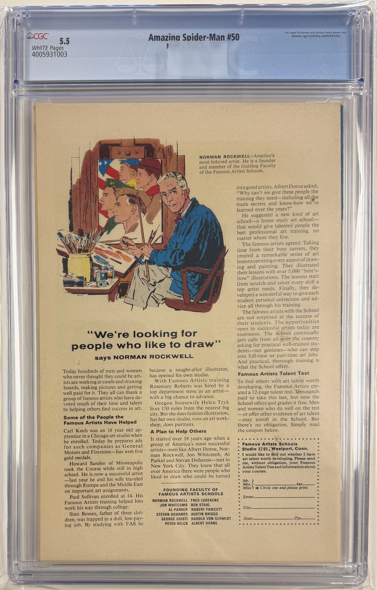 Amazing Spider-Man Vol.1 #50 CGC 5.5