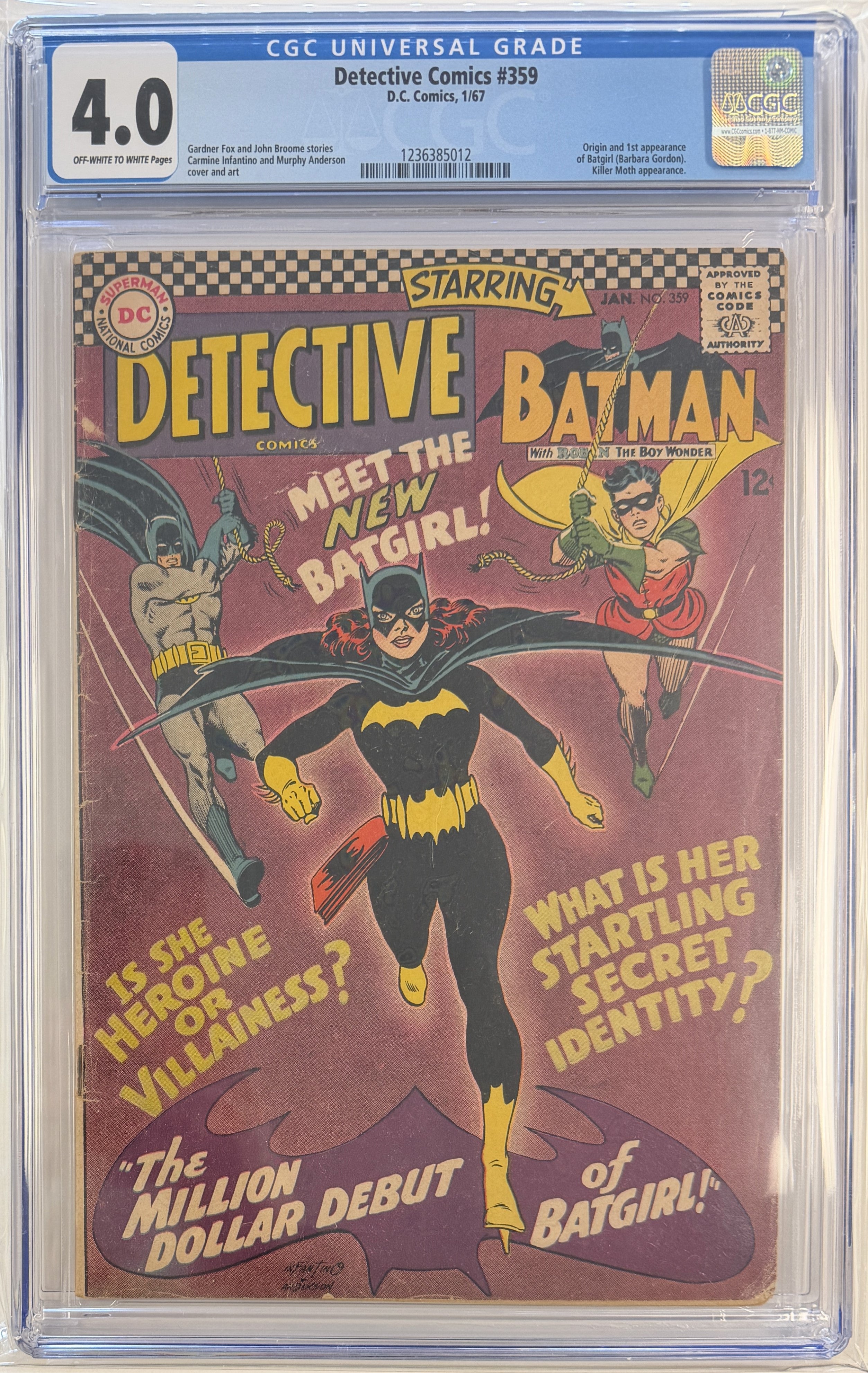 Detective Comics Vol.1 #359 CGC 4.0