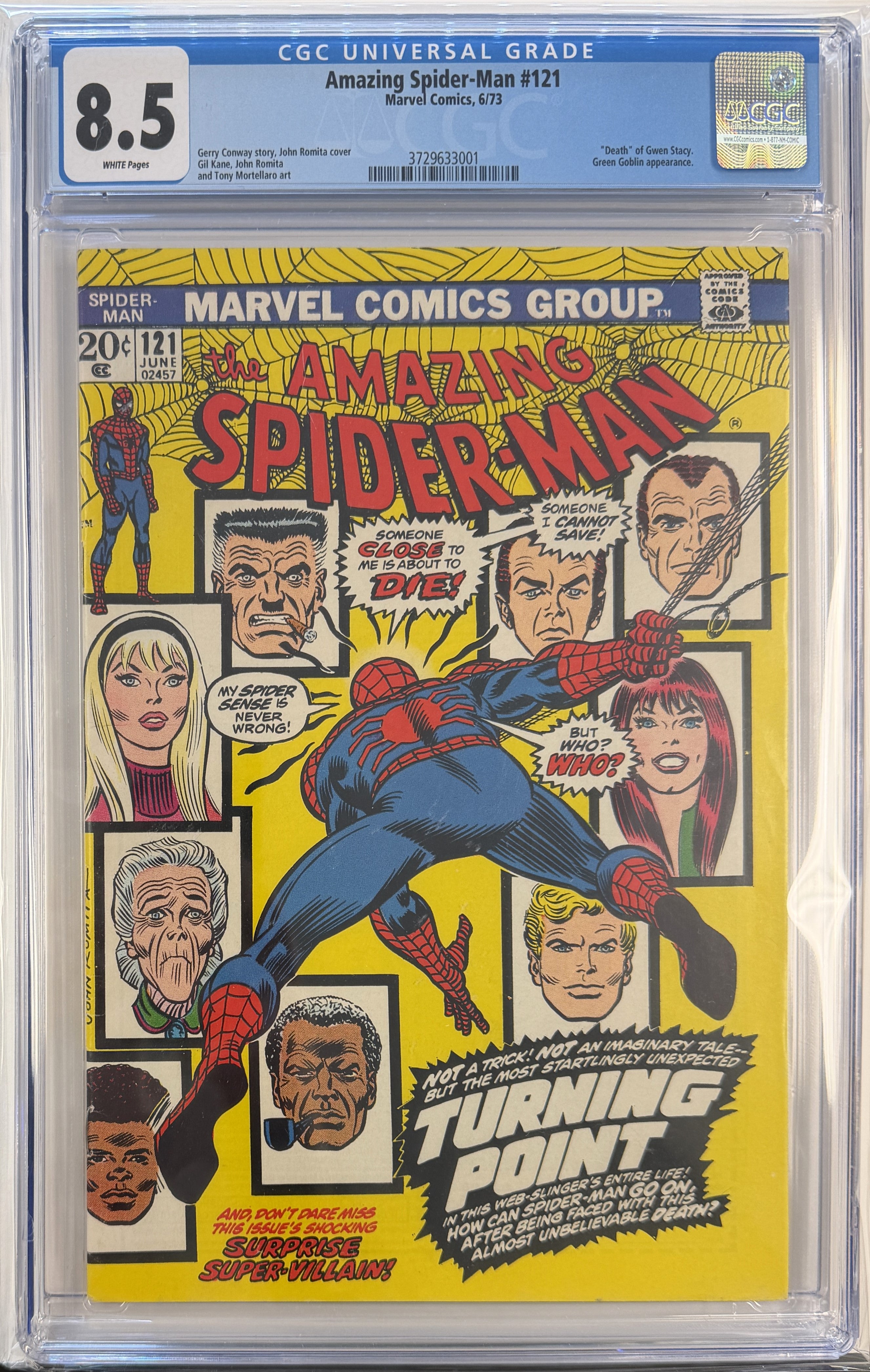 Amazing Spider-Man Vol.1 #121 CGC 8.5