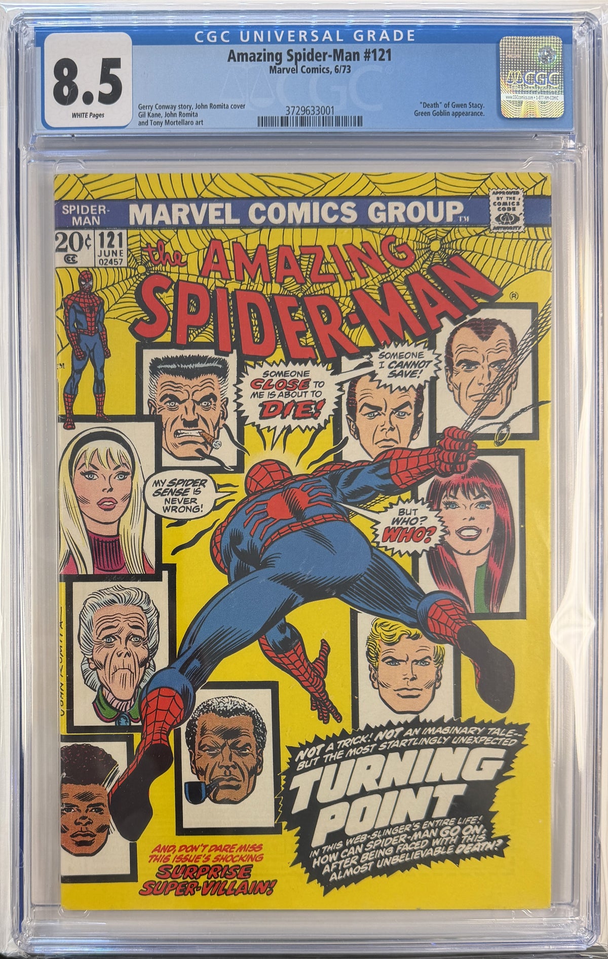 Amazing Spider-Man Vol.1 #121 CGC 8.5