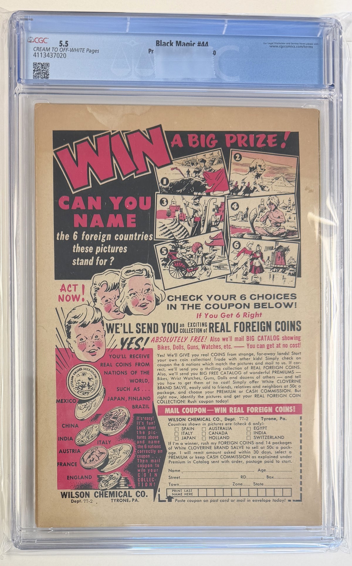 Black Magic #44 CGC 5.5