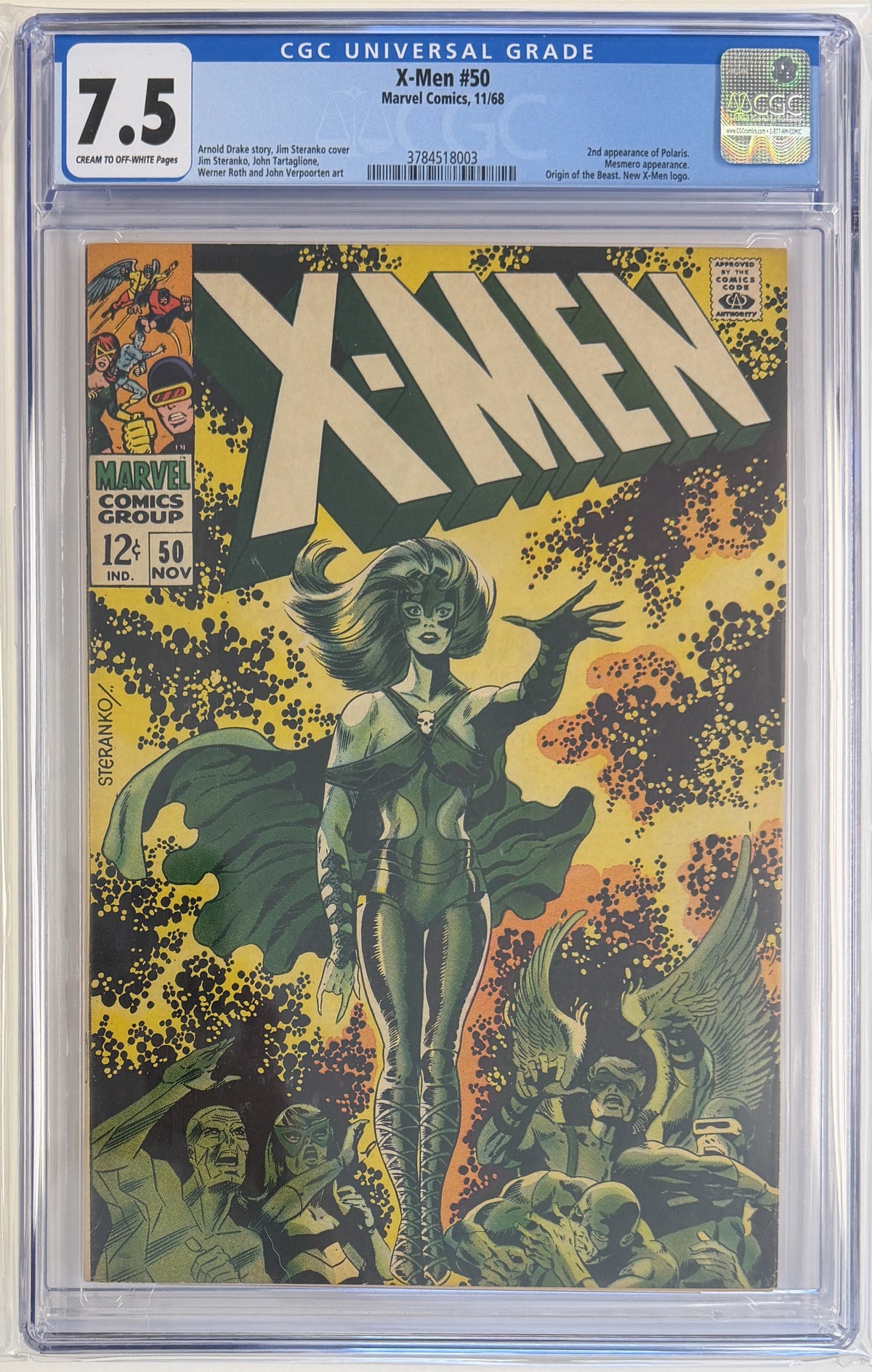 Uncanny X-Men Vol.1 #50 CGC 7.5