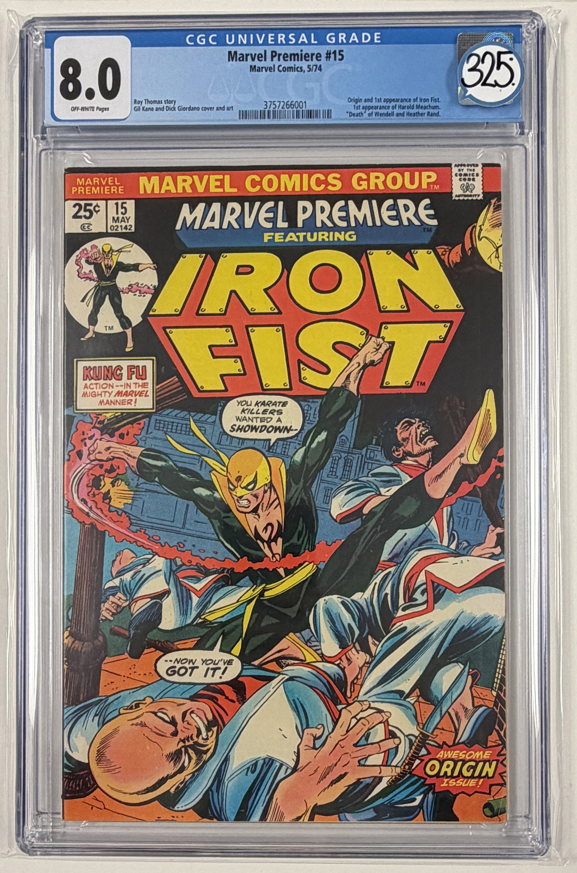 Marvel Premiere (1972) #15 CGC 8.0