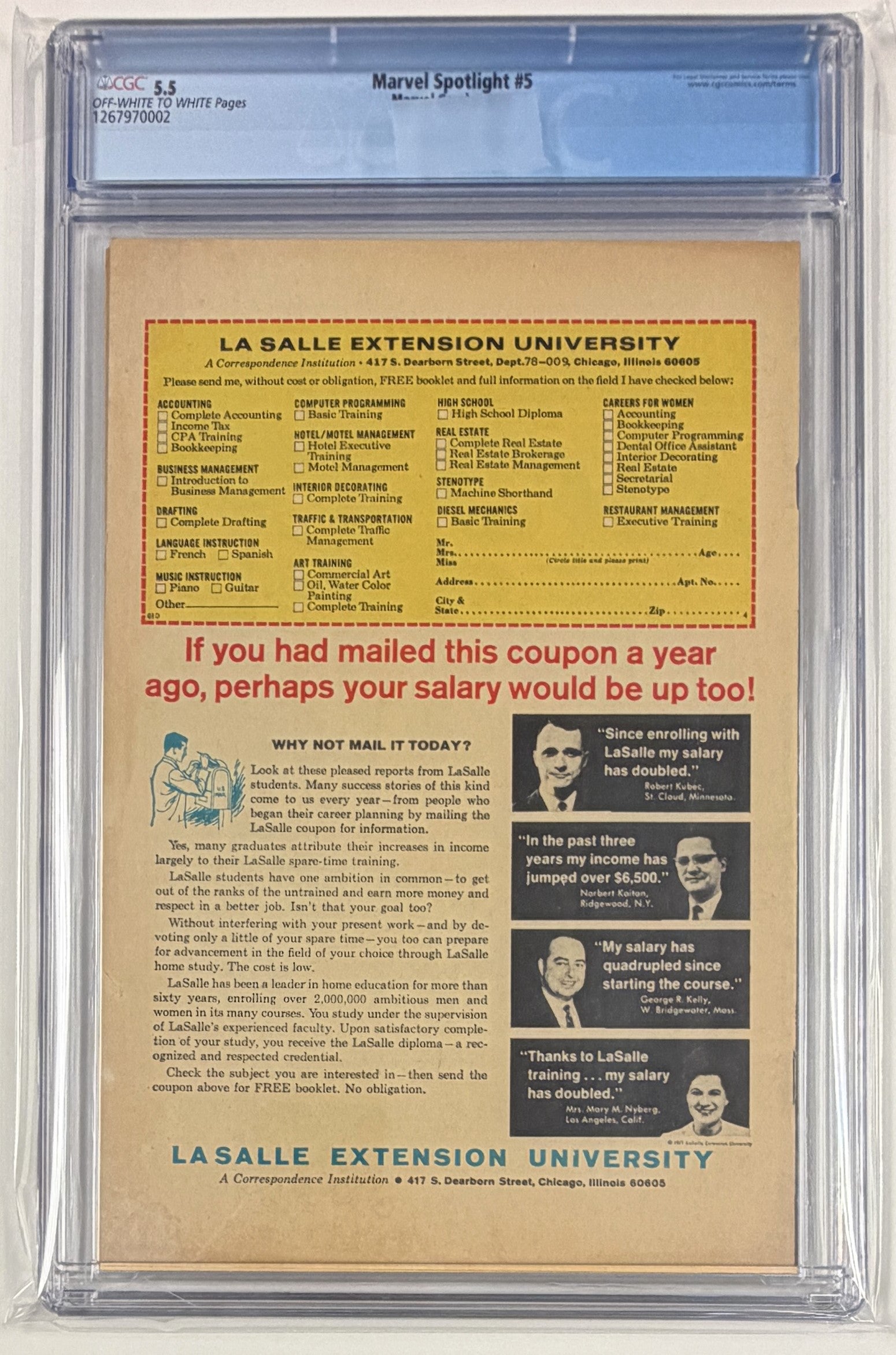 Marvel Spotlight Vol.1 #5 CGC 5.5