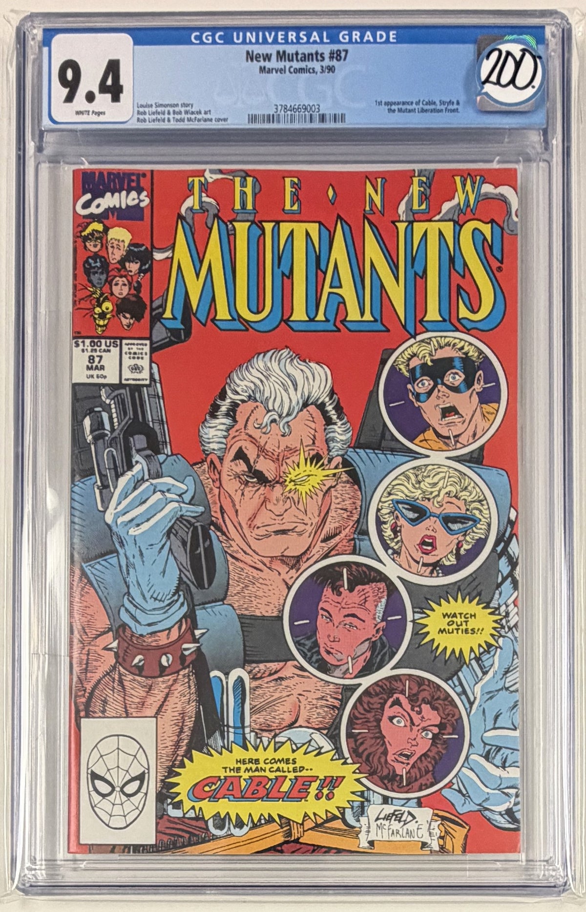 New Mutants Vol.1 #87 CGC 9.4