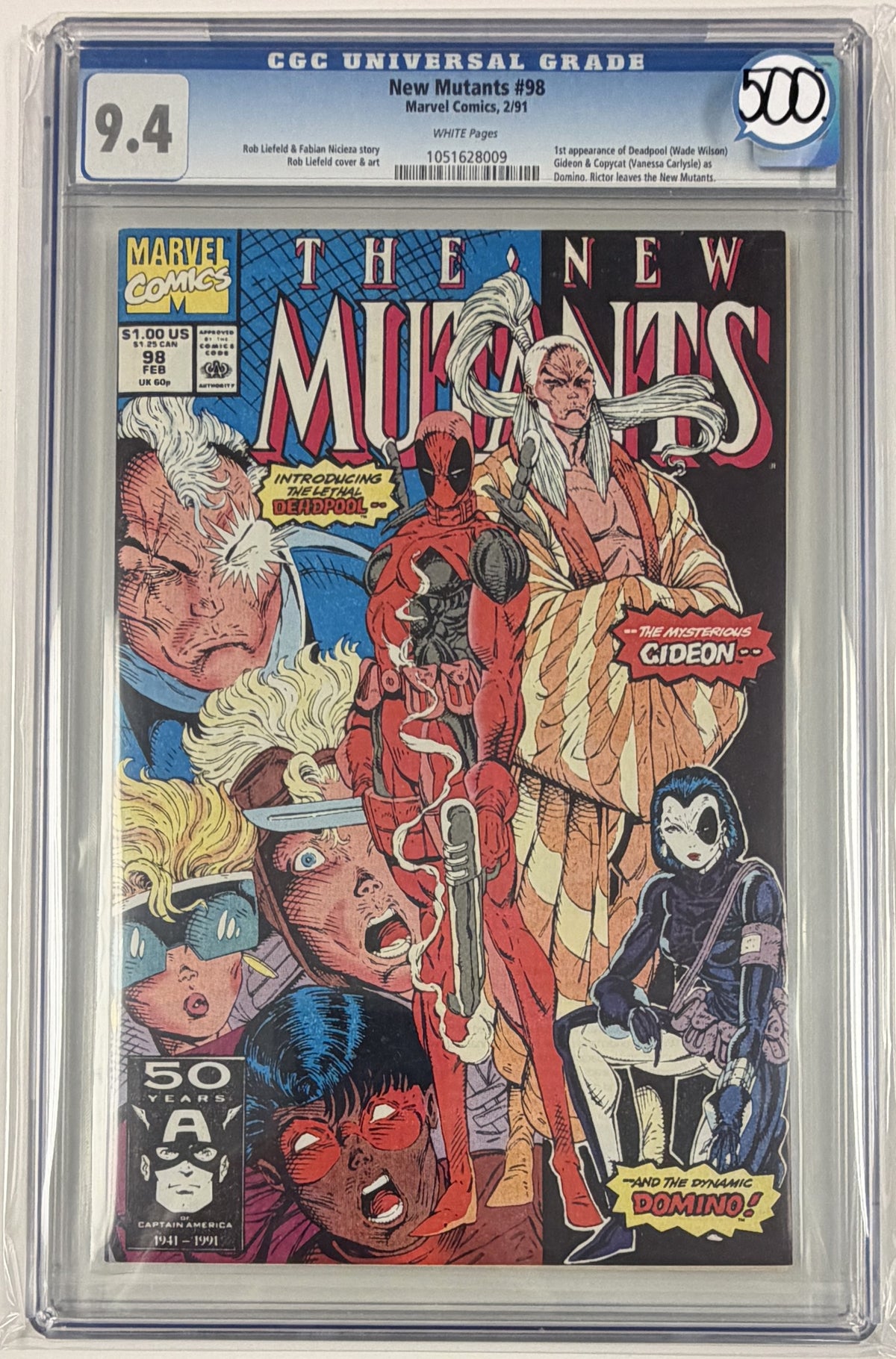 New Mutants Vol.1 #98 CGC 9.4
