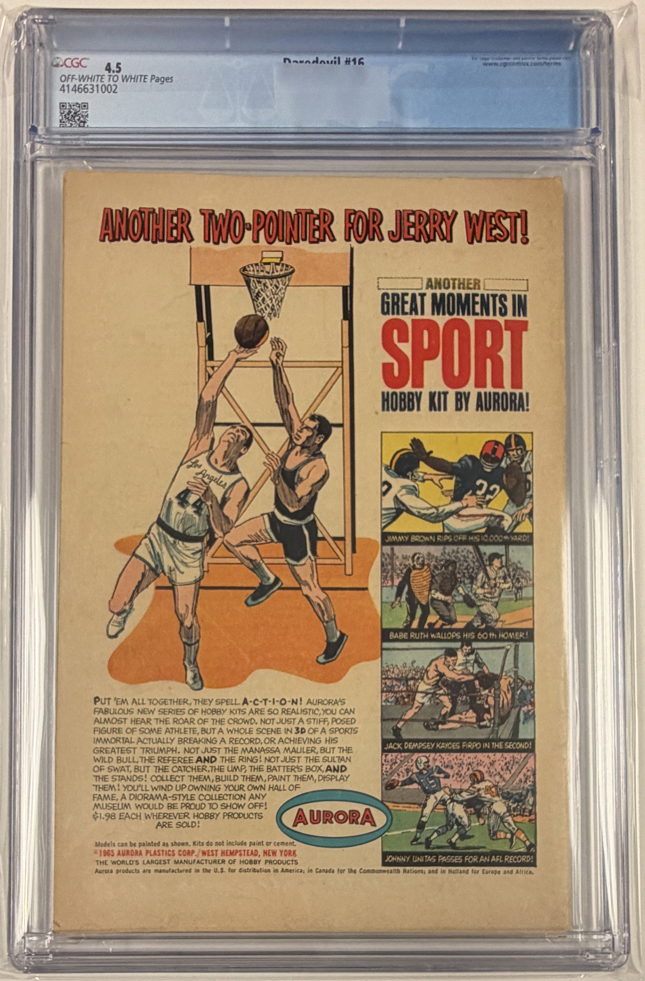 Daredevil Vol.1 #16 CGC 4.5