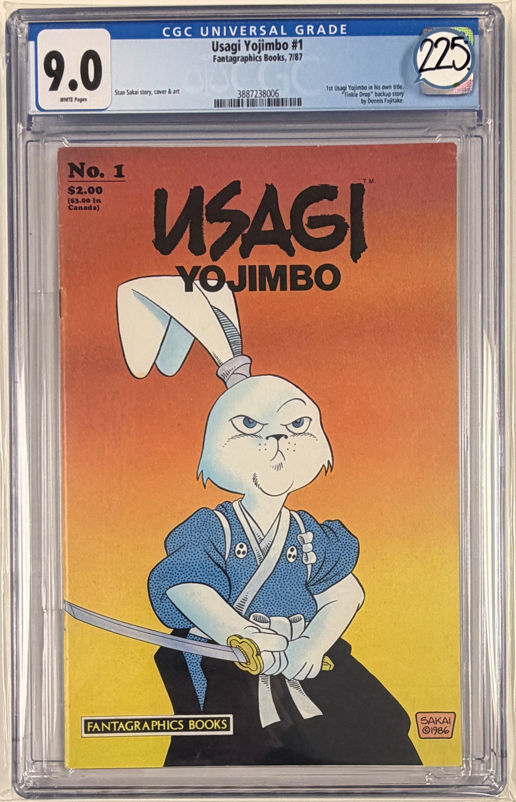Usagi Yojimbo Vol.1 #1 CGC 9.0