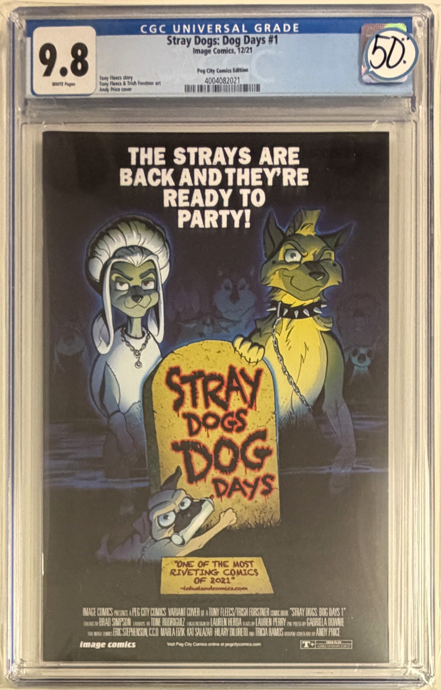 Stray Dogs: Dog Days (2021) #1 CGC 9.8