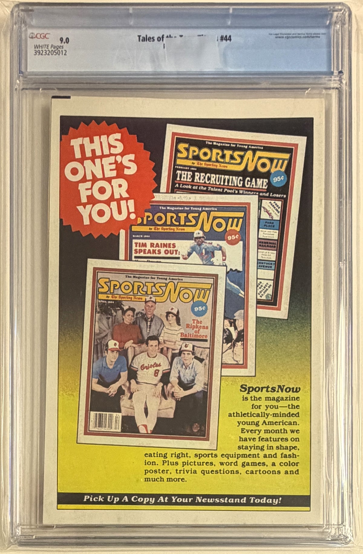 Tales of the Teen Titans #44 CGC 9.0
