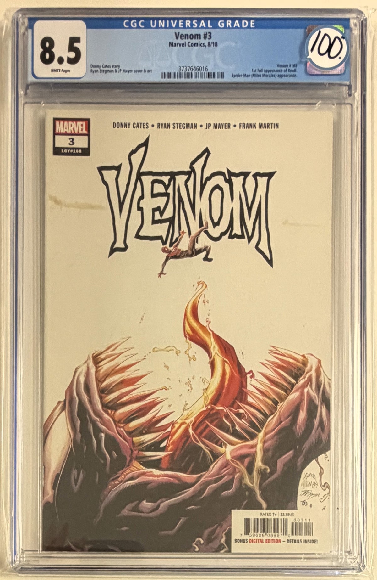 Venom (2018) #3 CGC 8.5