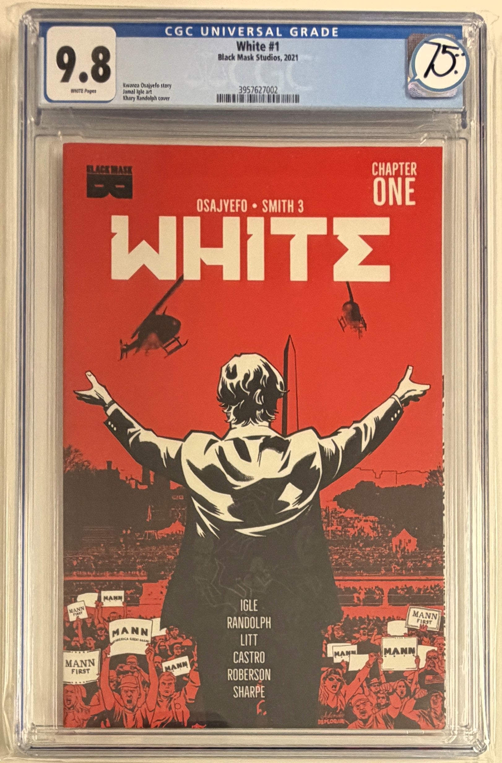 White (2021) #1 CGC 9.8