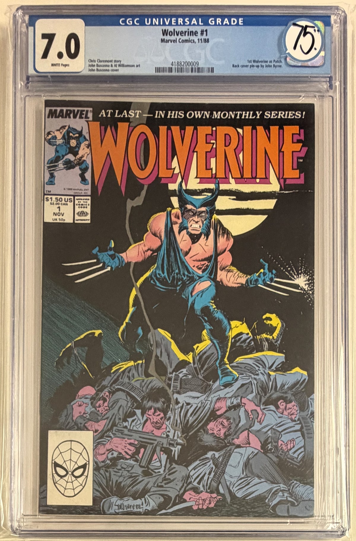 Wolverine Vol.1 #1 CGC 7.0