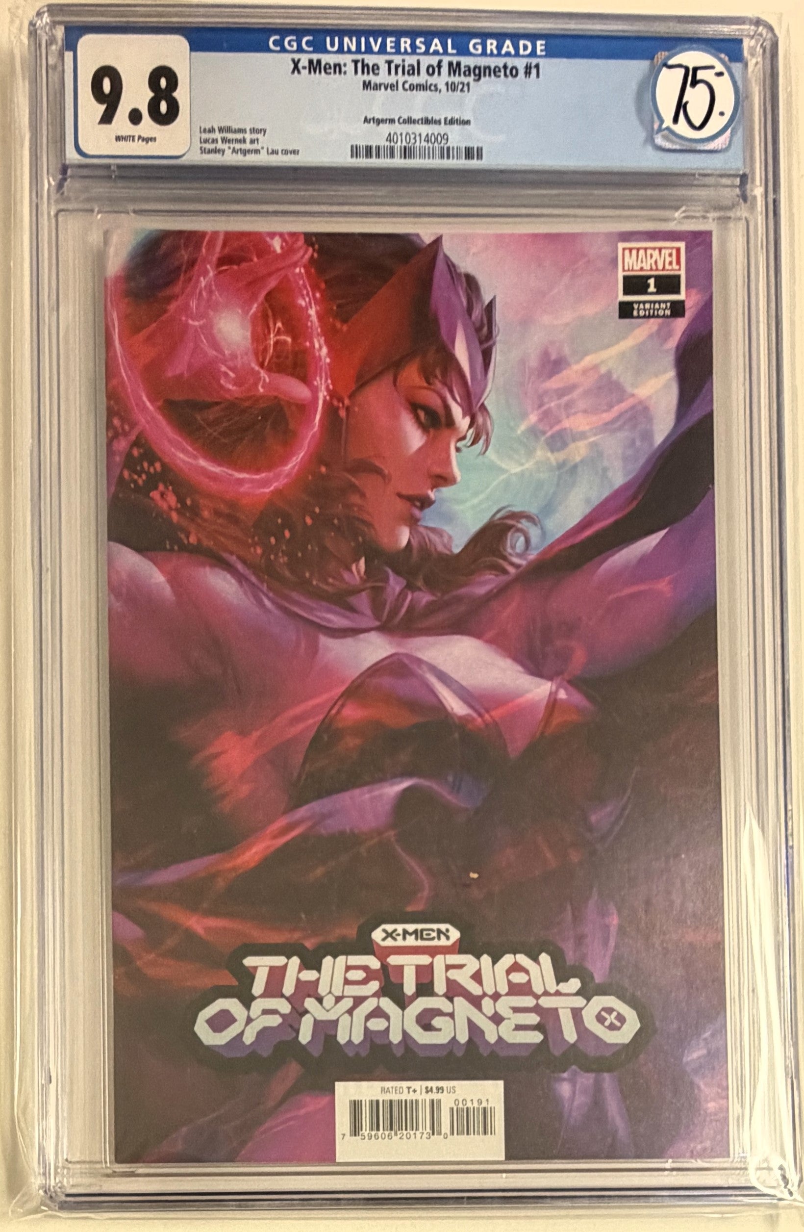 X-Men The Trial of Magneto (2021) #1 CGC 9.8