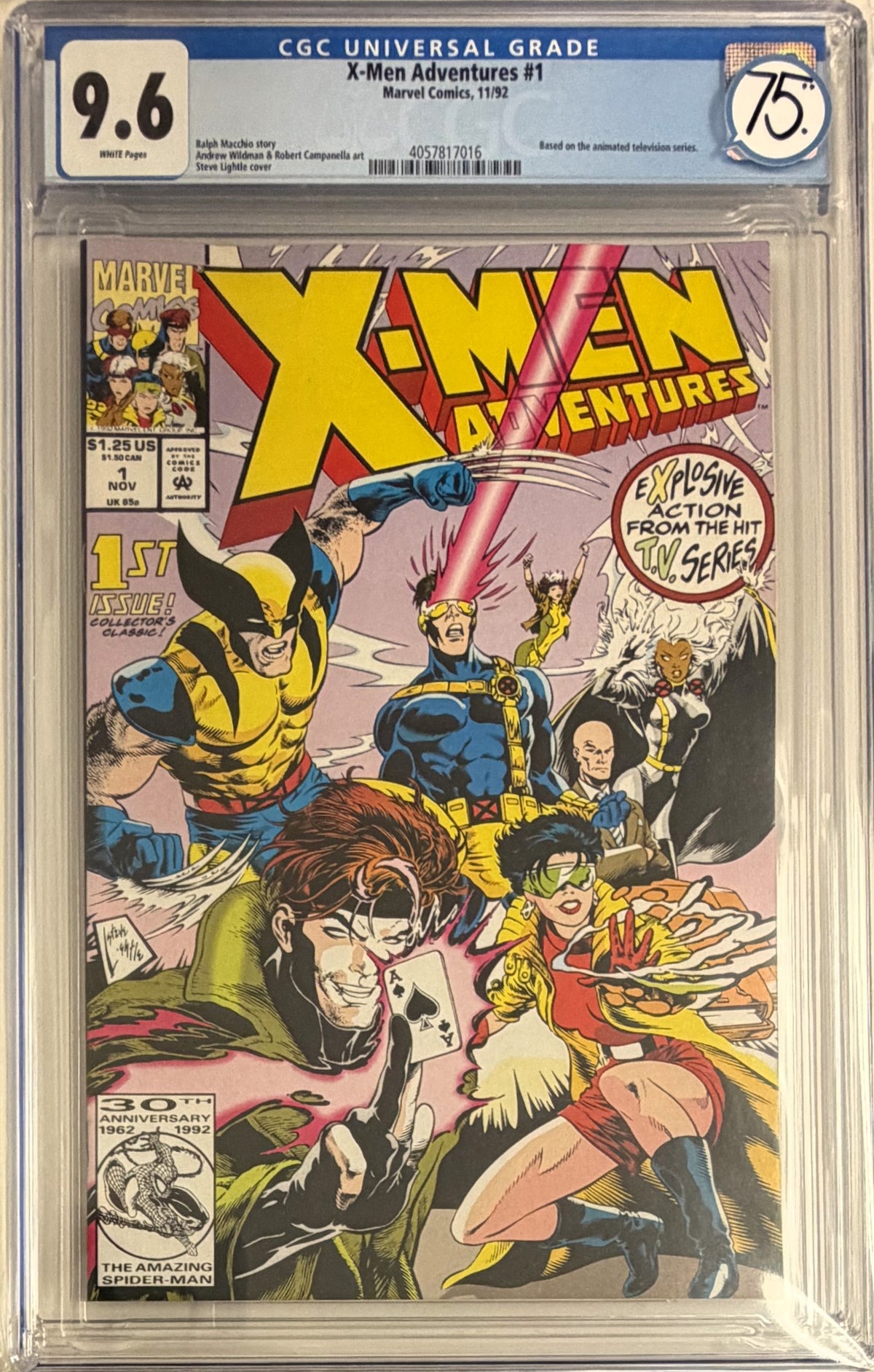 X-Men Adventures (1992) Season I #1 CGC 9.6