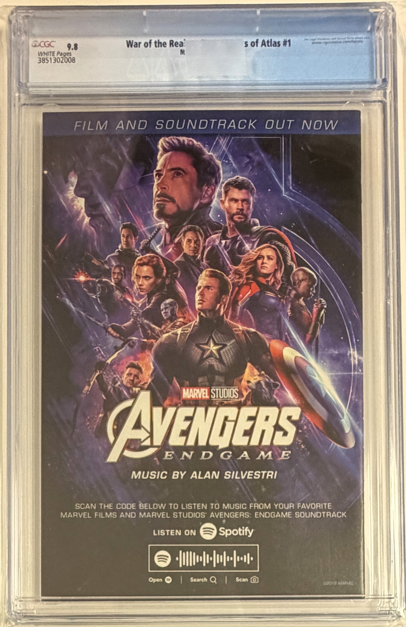 War of the Realms New Agents of Atlas (2019) #1 CGC 9.8