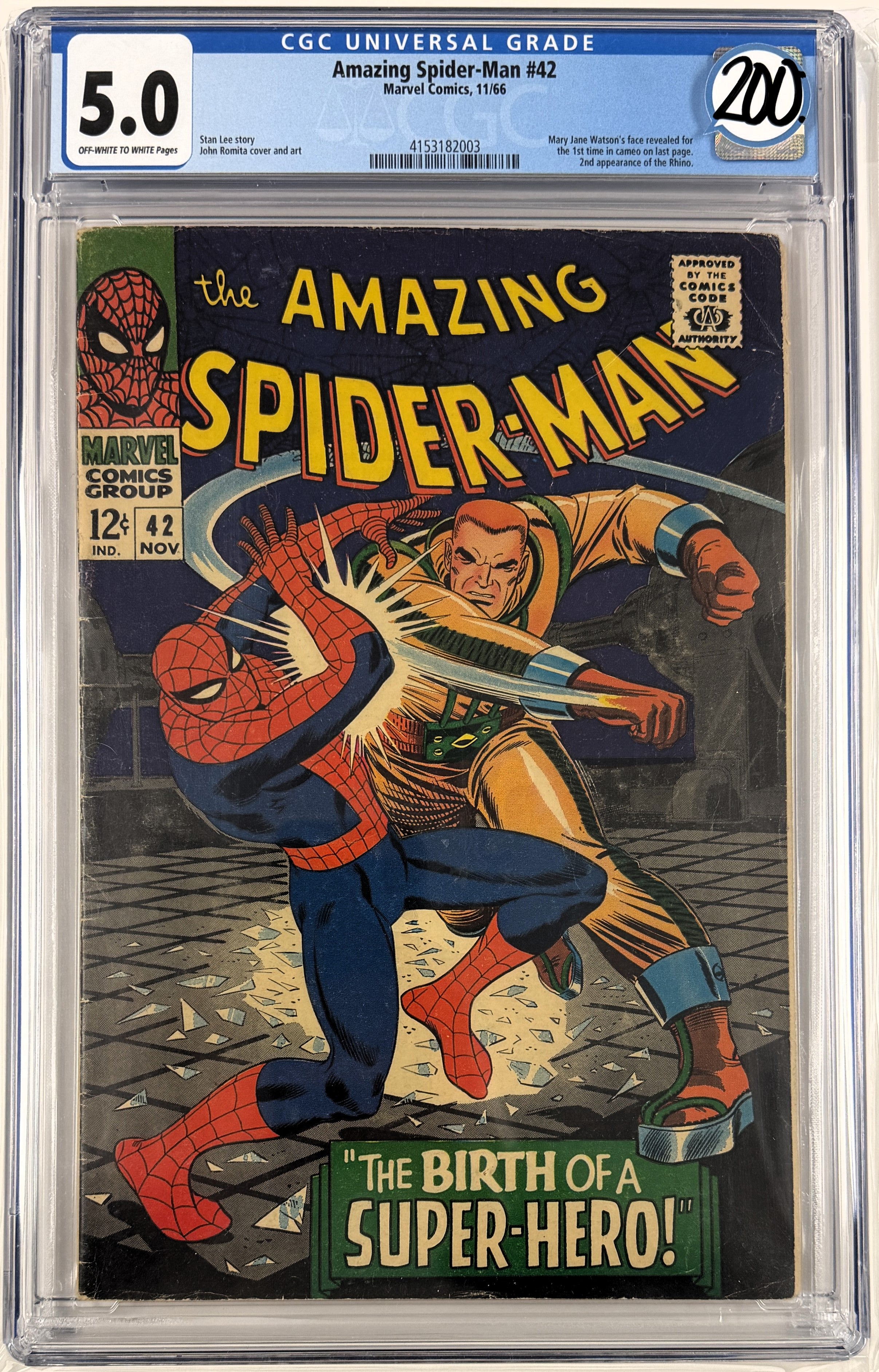 Amazing Spider-Man Vol.1 #42 CGC 5.0