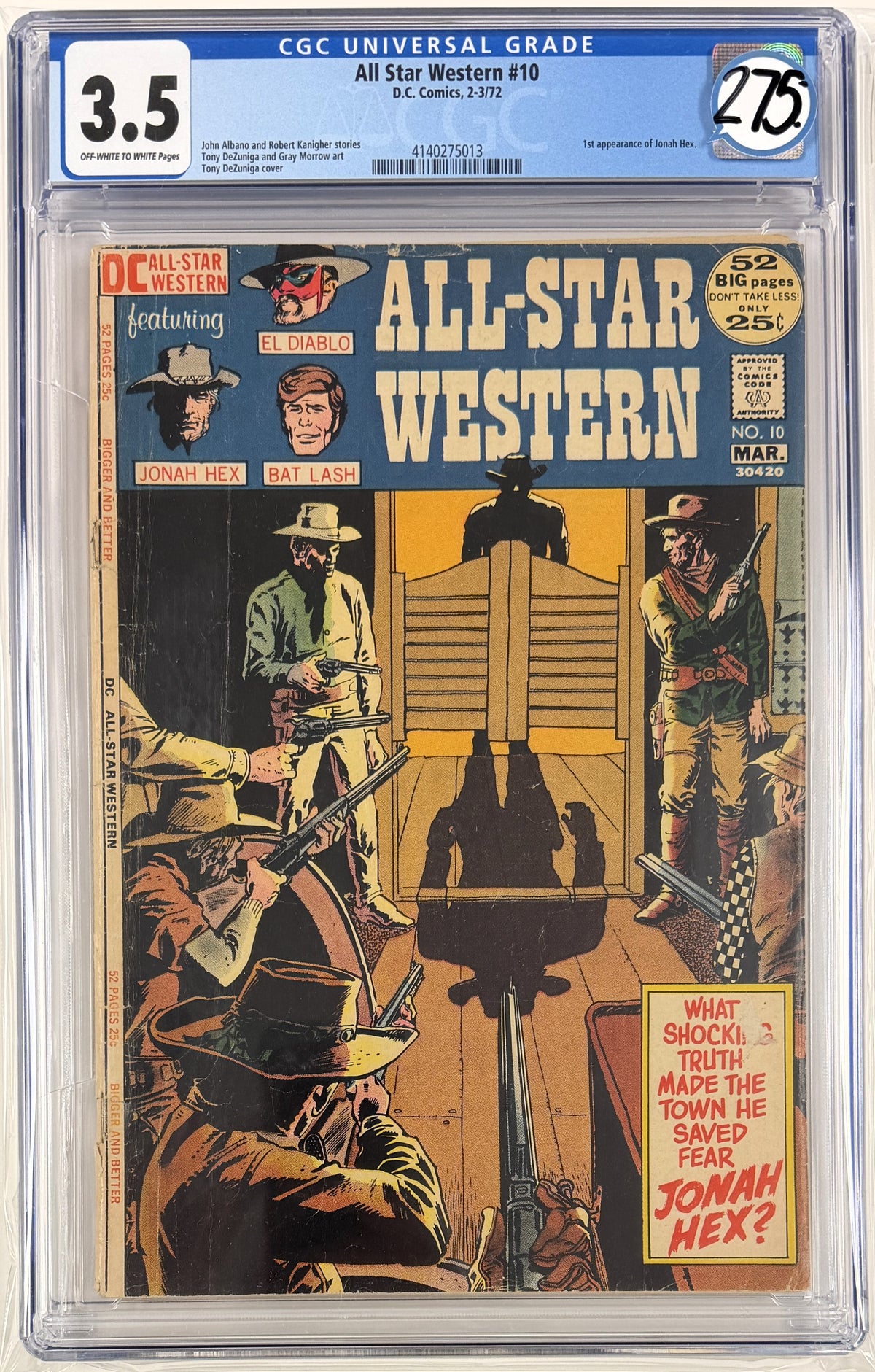 All Star Western (1970) #10 CGC 3.5