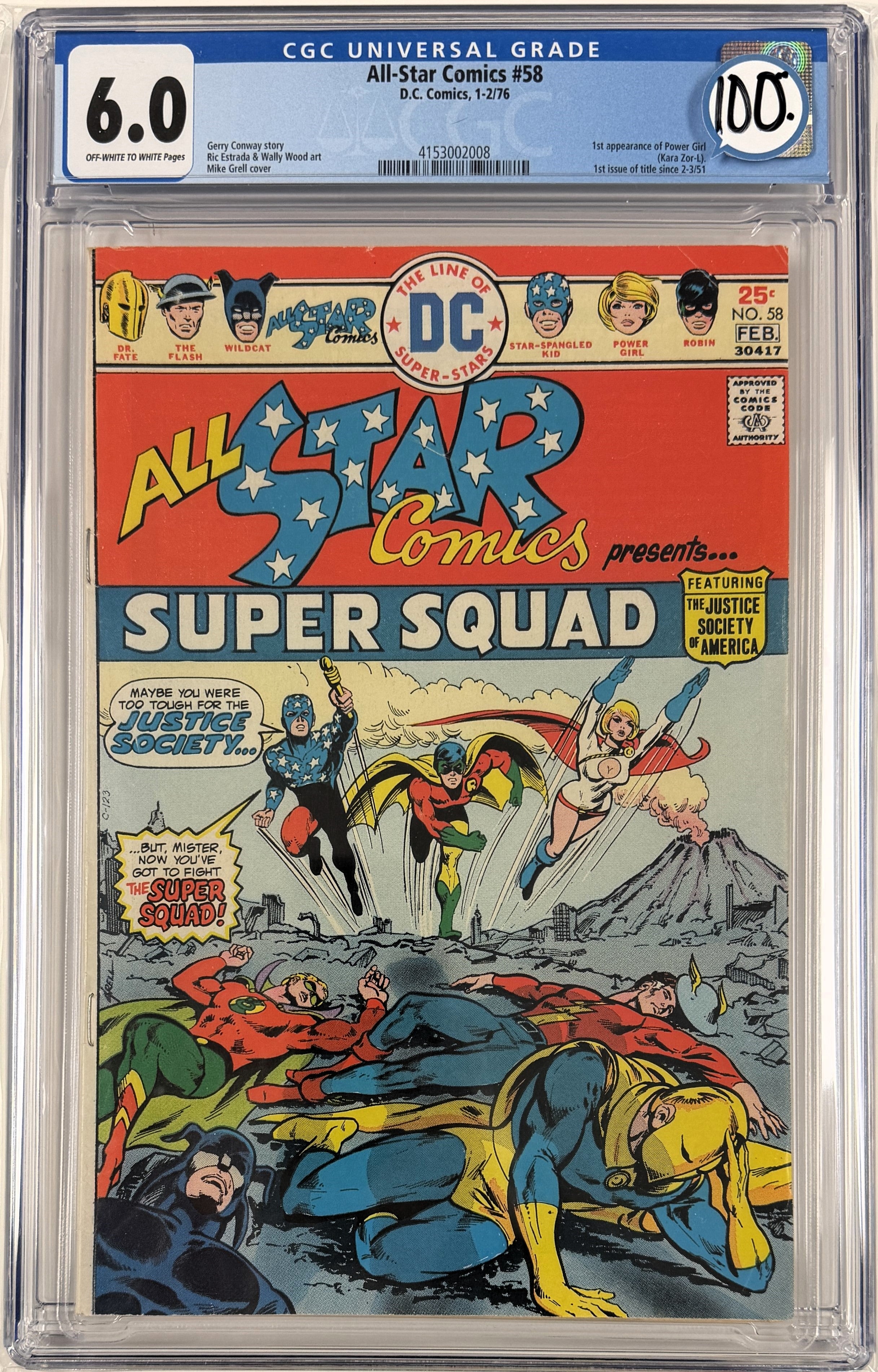 All Star Comics #58 CGC 6.0