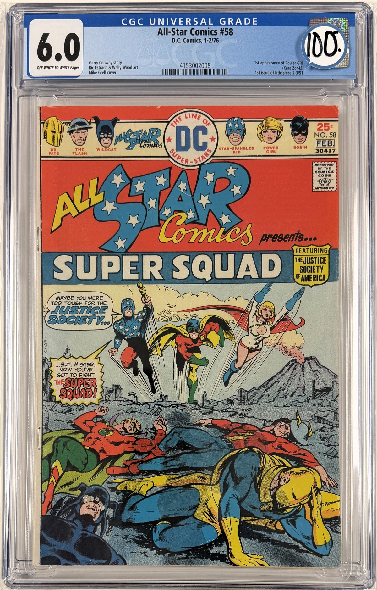 All Star Comics #58 CGC 6.0