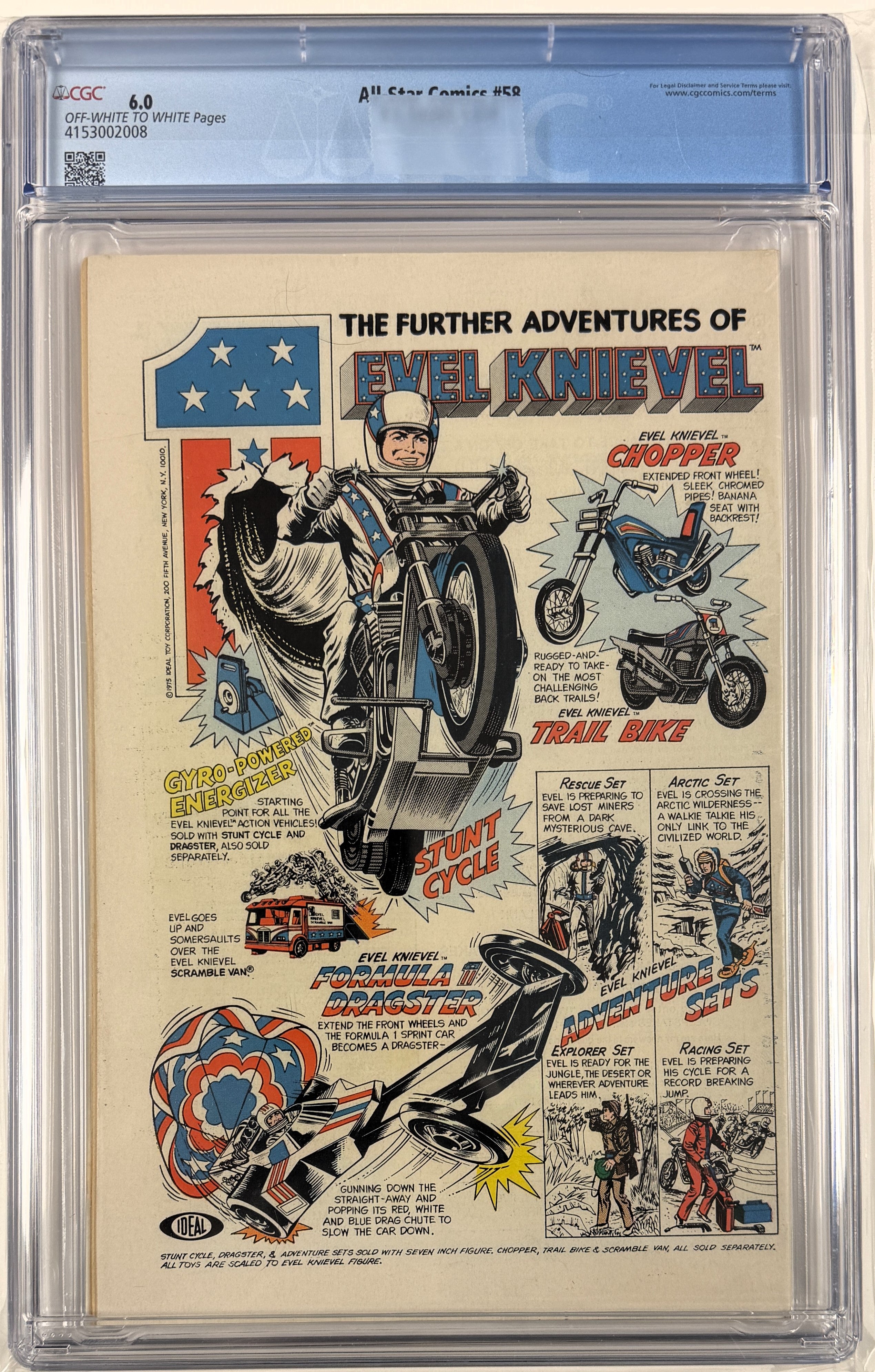 All Star Comics #58 CGC 6.0