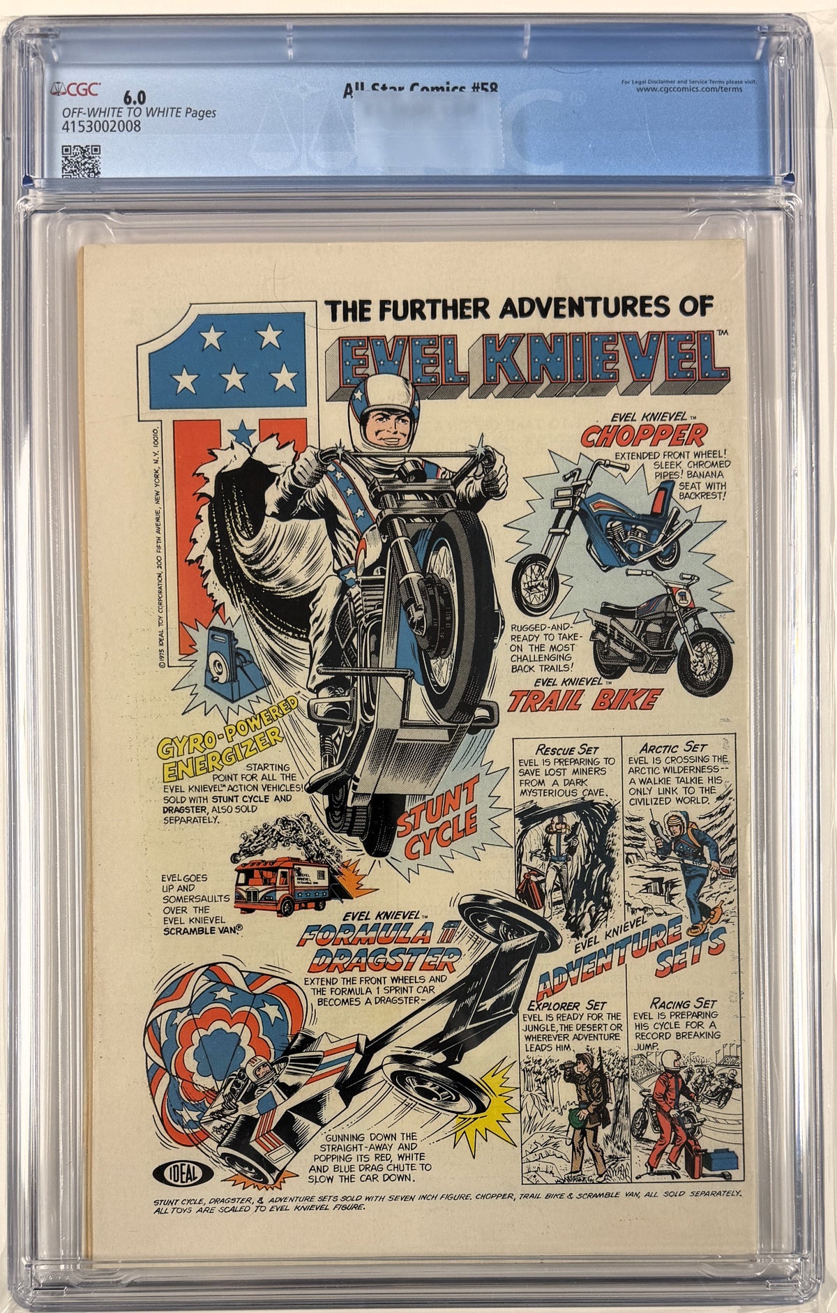 All Star Comics #58 CGC 6.0