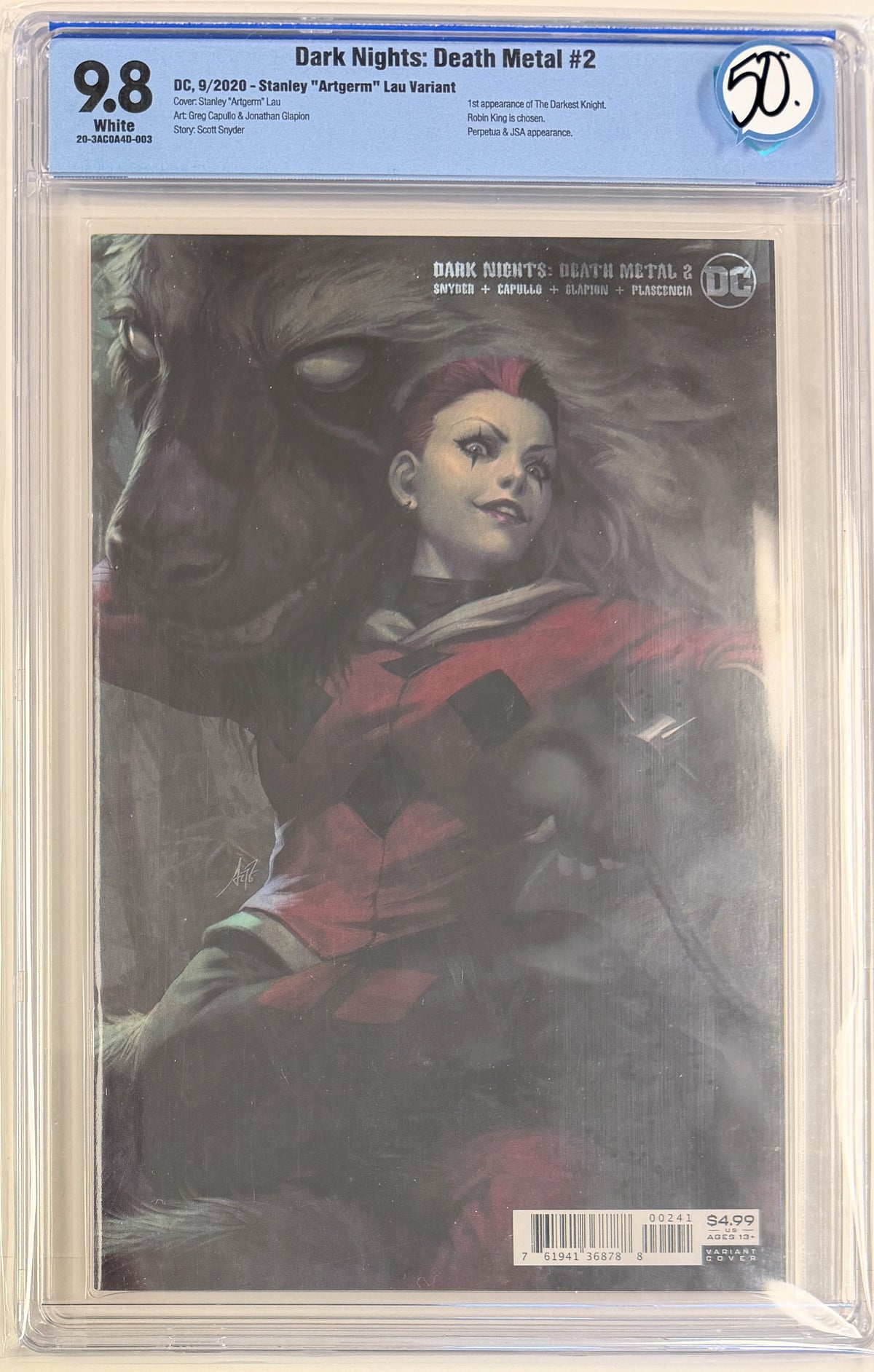 Dark Nights Death Metal (2020) #2 CGC 9.8