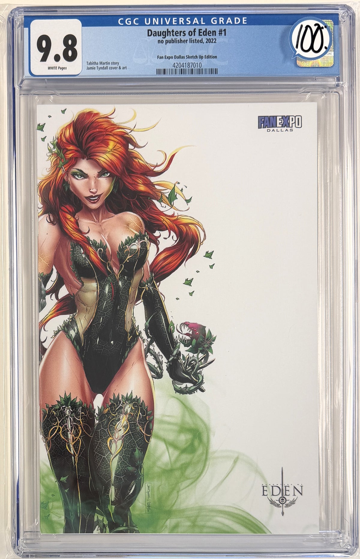 Daughters of Eden (2022) #1 CGC 9.8 Sketch Up Edition