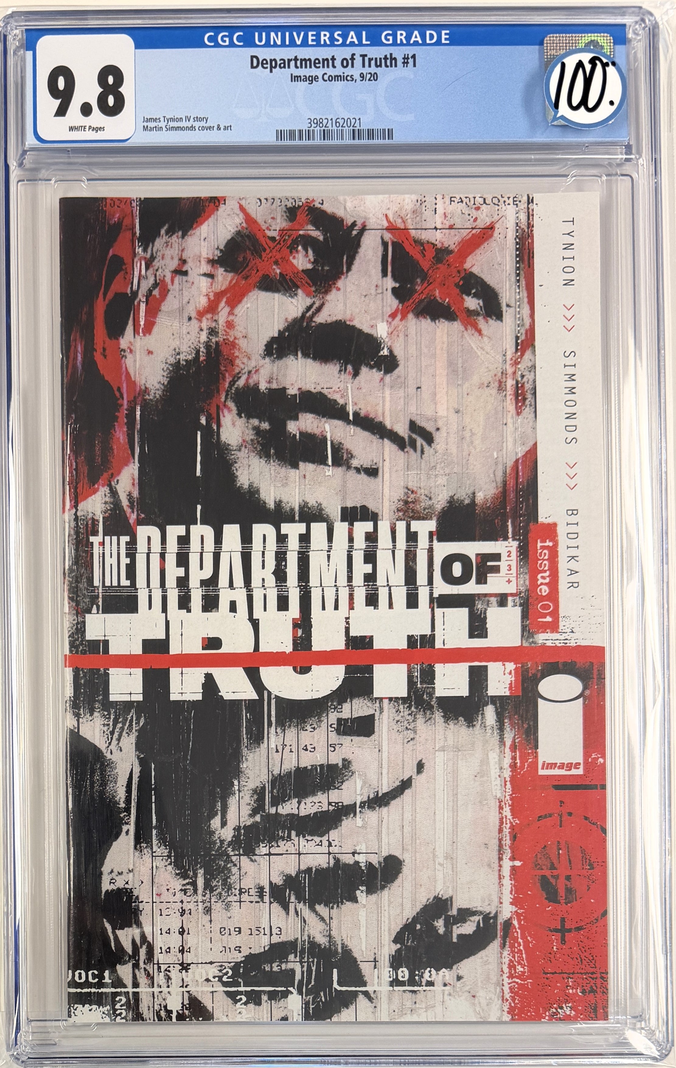 Department of Truth (2020) #1 CGC 9.8