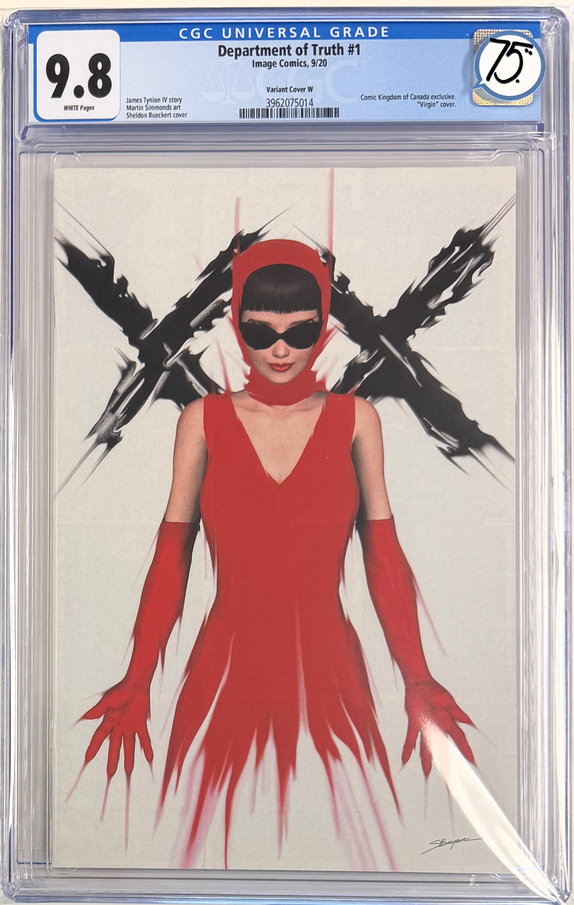 Department of Truth (2020) #1 CGC 9.8 Comic Kingdom of Canada Exclusive