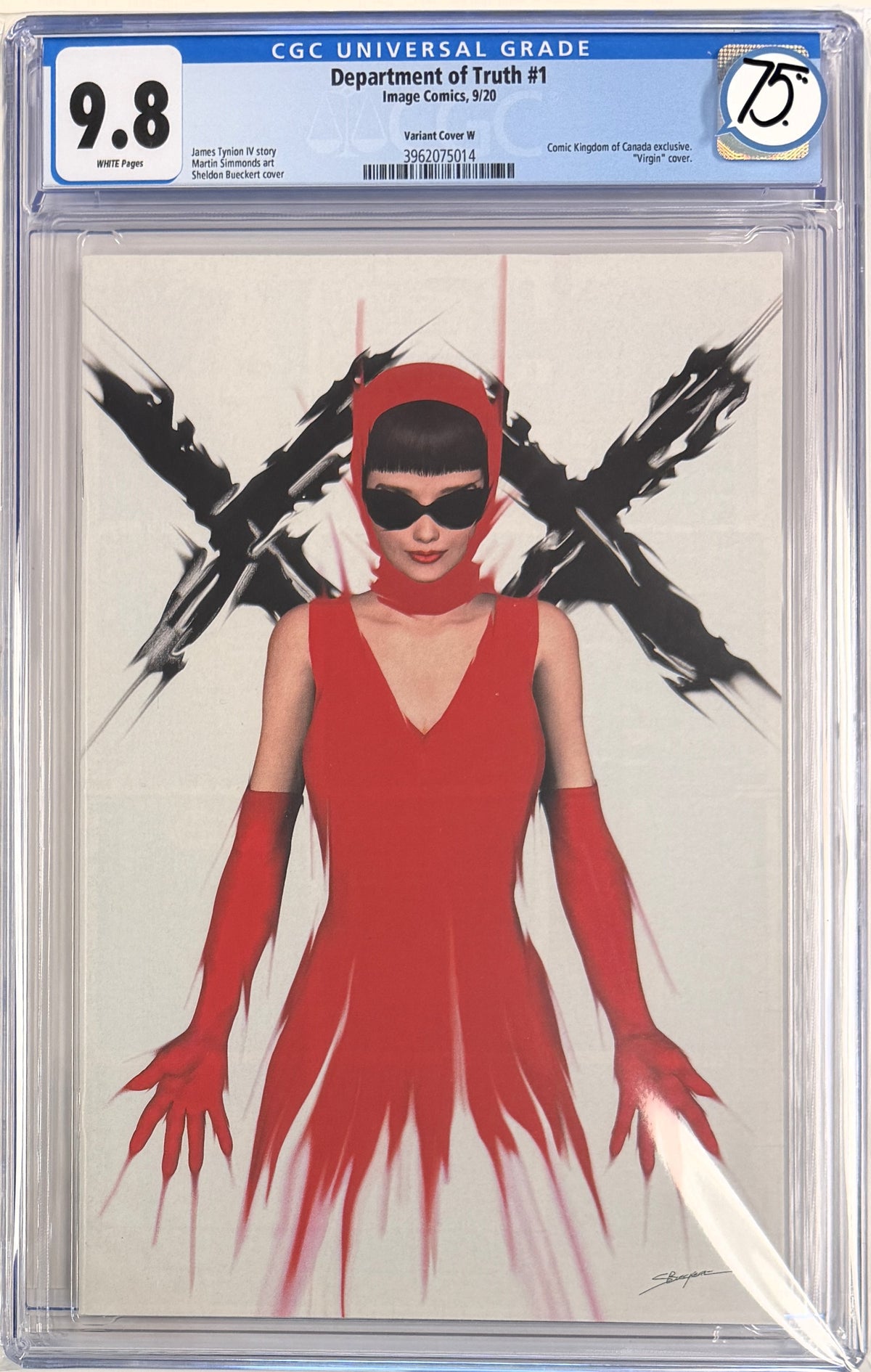 Department of Truth (2020) #1 CGC 9.8 Comic Kingdom of Canada Exclusive