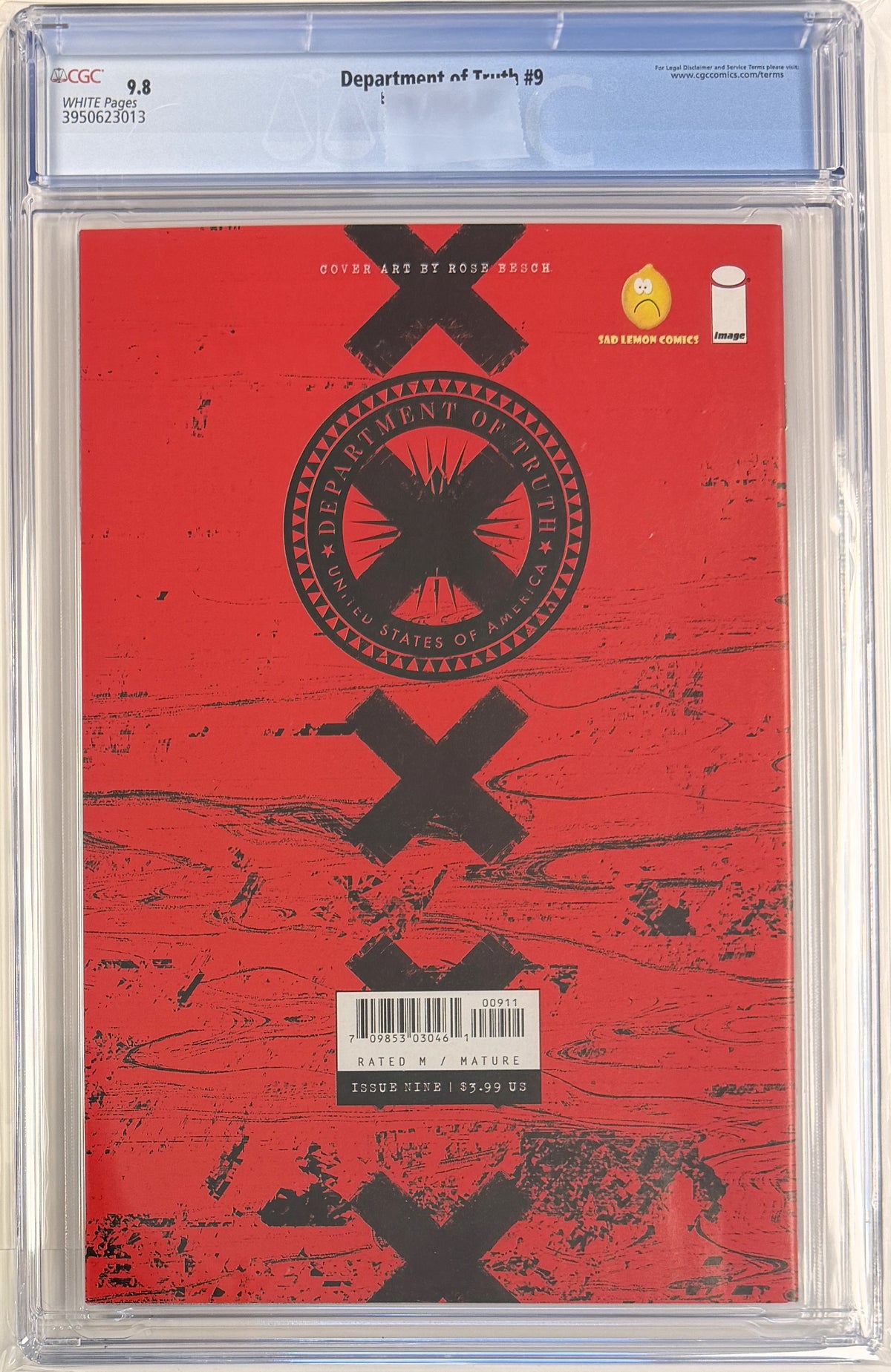 Department of Truth (2020) #9 CGC 9.8