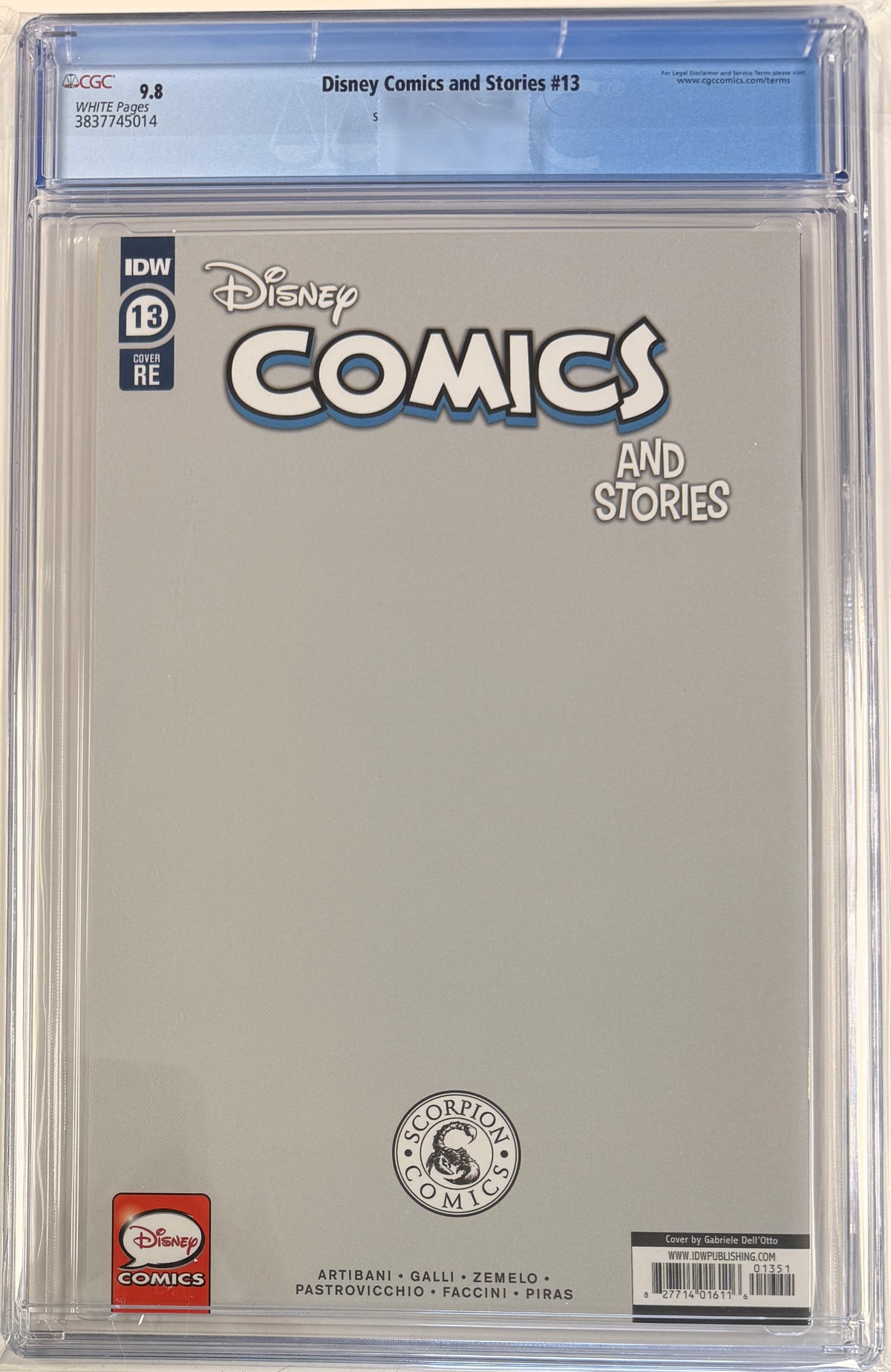 Disney Comics and Stories (2018) #13 Scorpion Comics Exclusive