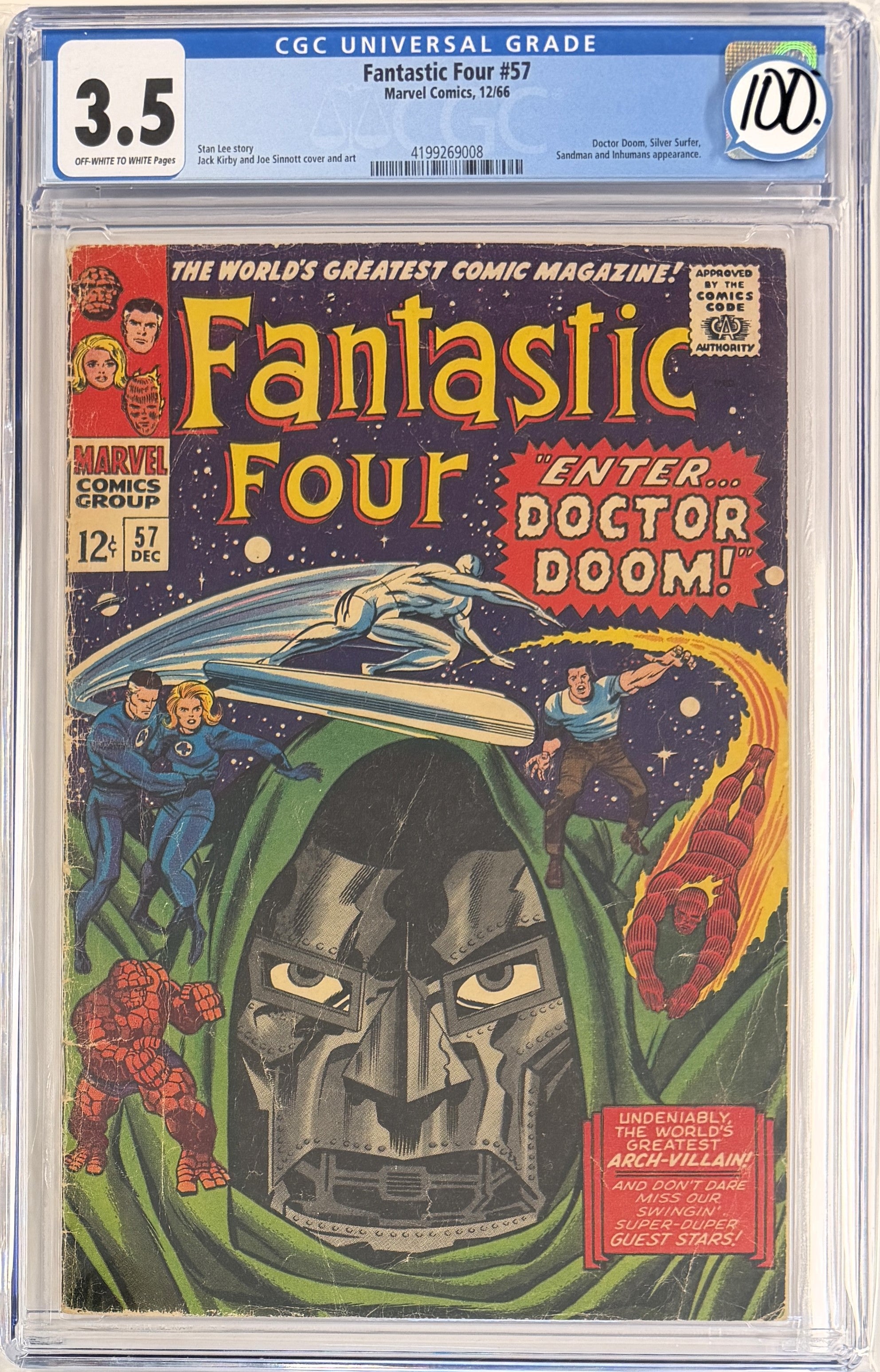 Fantastic Four Vol.1 #57 CGC 3.5
