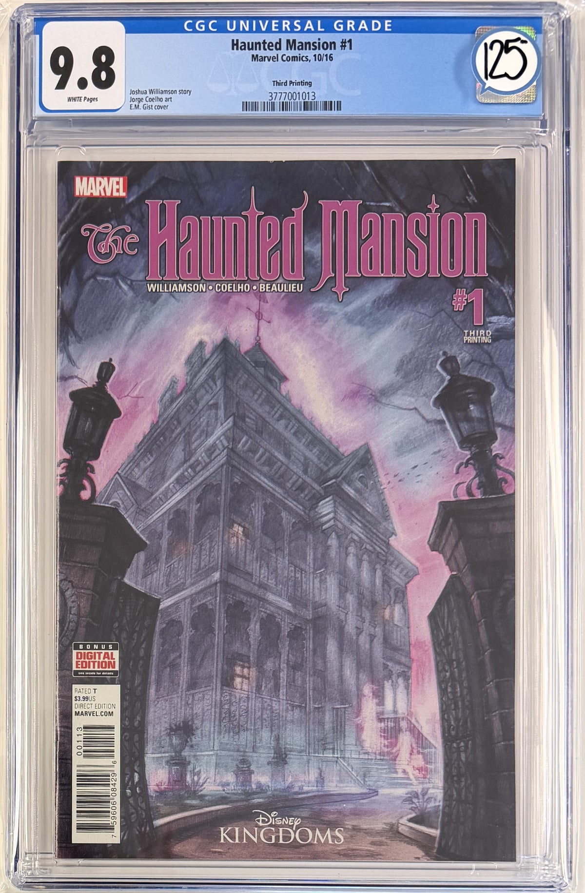 Haunted Mansion (2016) #1 CGC 9.8