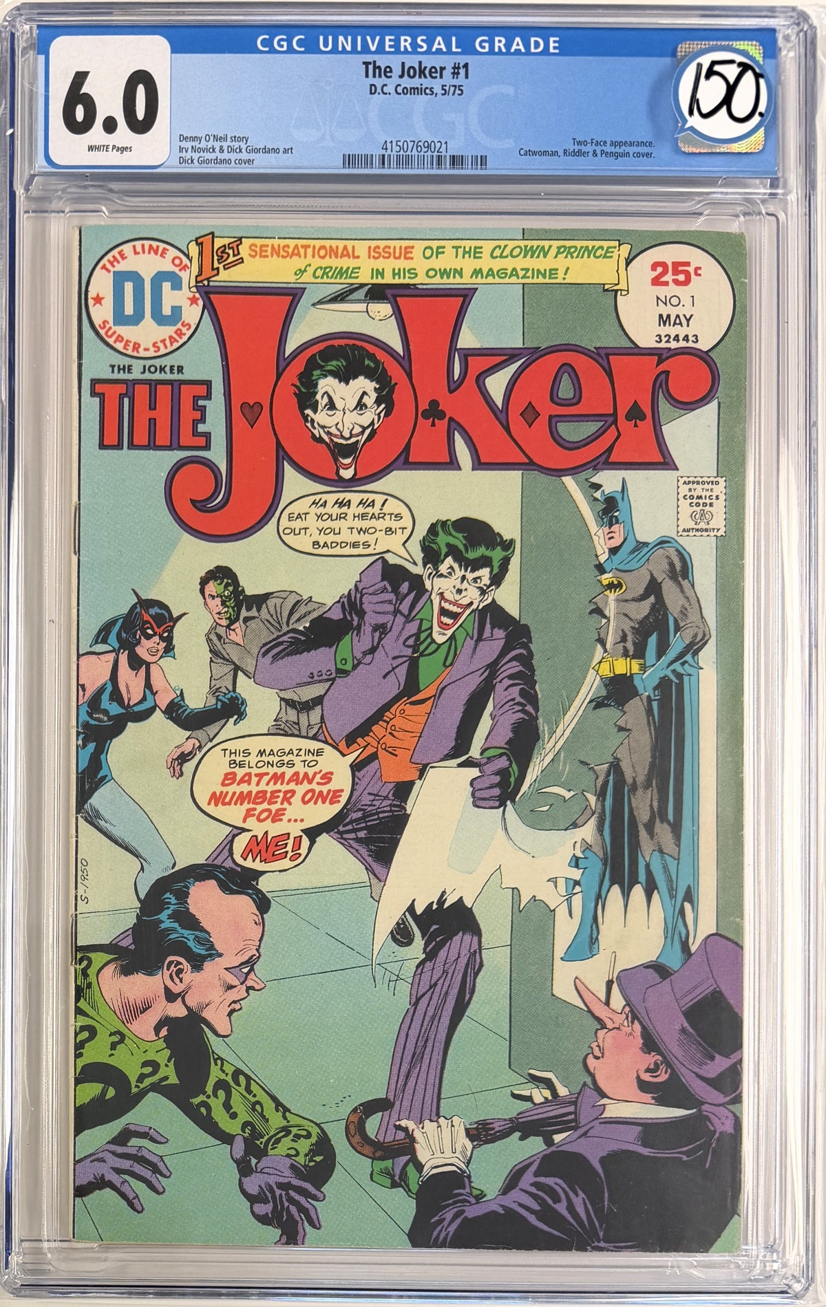 Joker (1975) #1 CGC 6.0