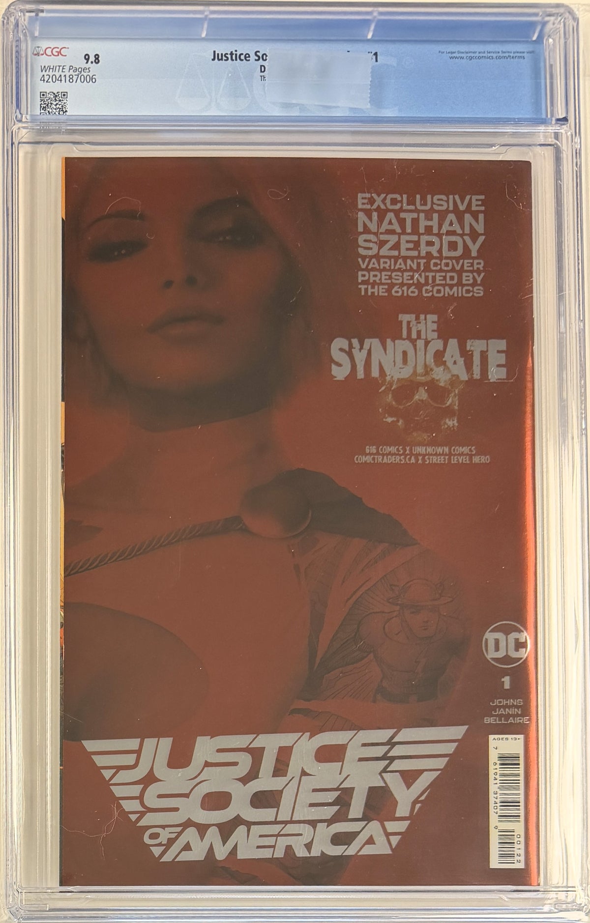 Justice Society of America (2022) #1 CGC 9.8 The Syndicate C Exclusive