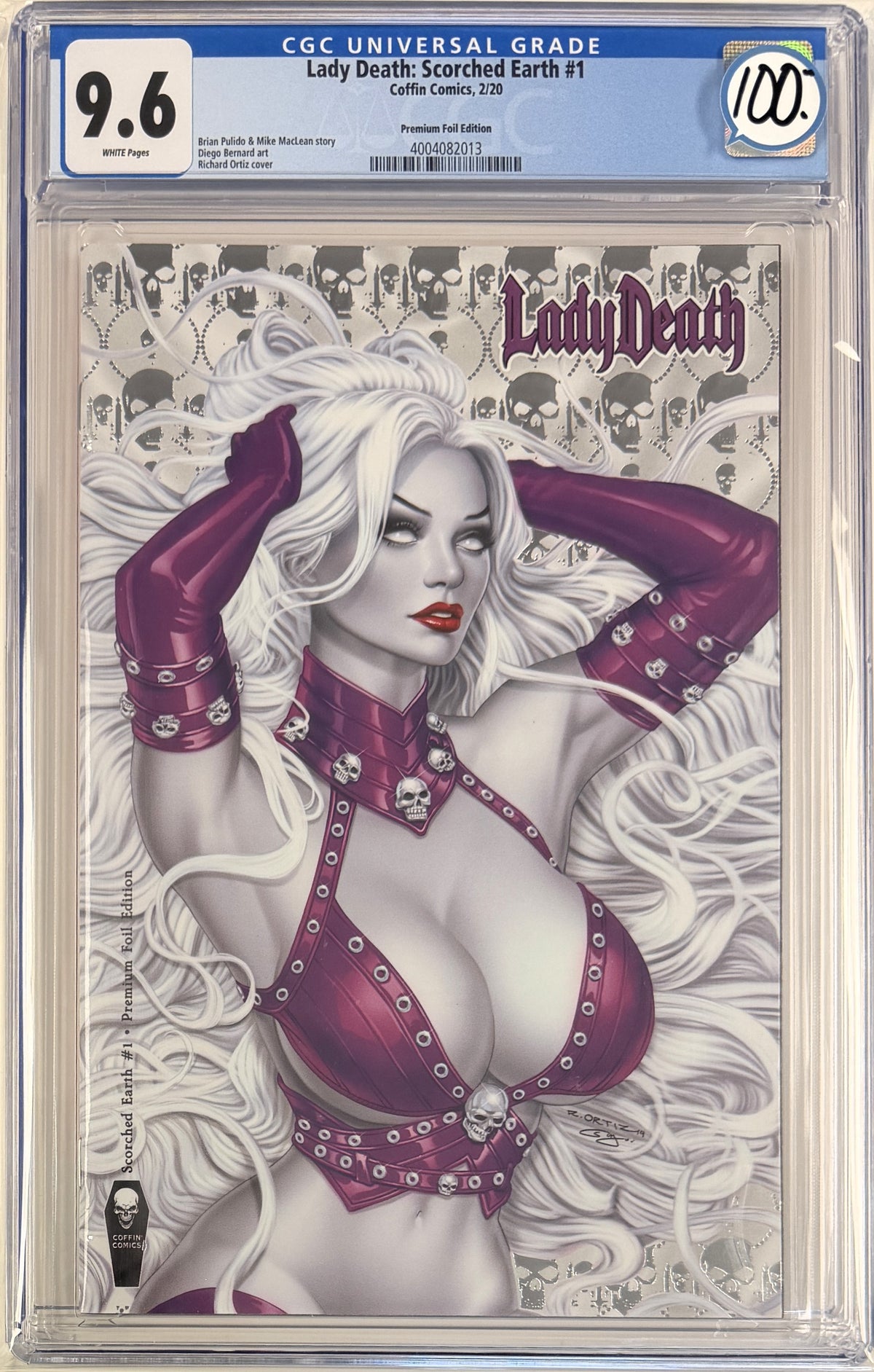 Lady Death Scorched Earth (2020) #1 CGC 9.6